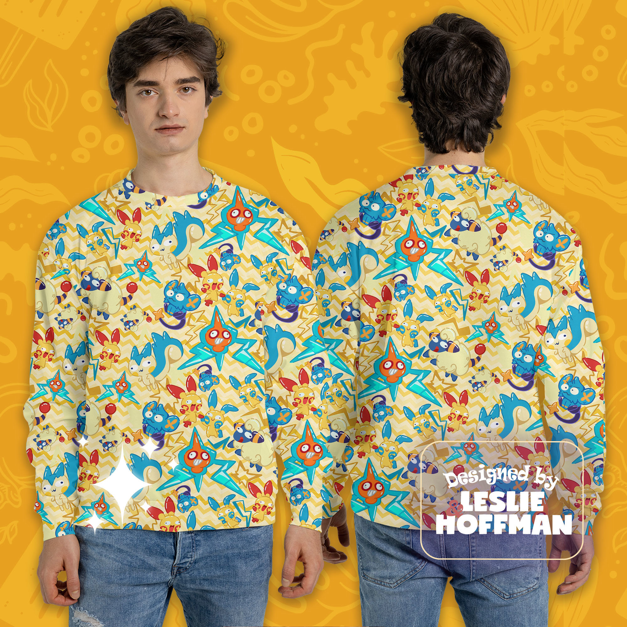 Rotom electric ghost pokemon sweatshirts