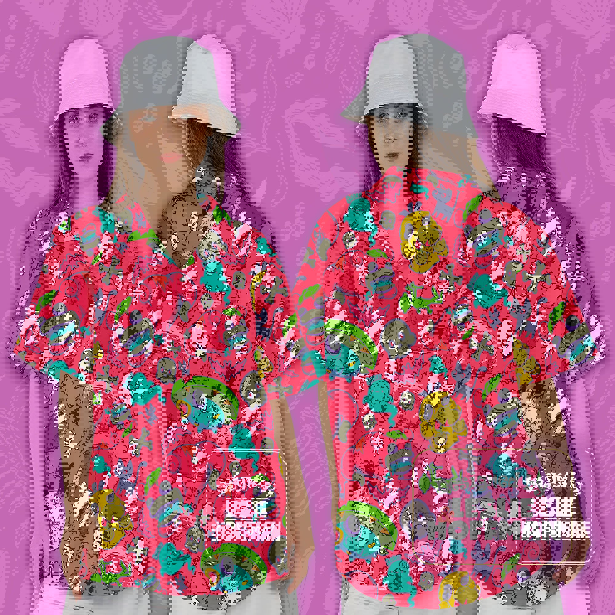Slowpoke Zombie Mad Hawaiian Shirt - Water Pokemon Button Up Shirt