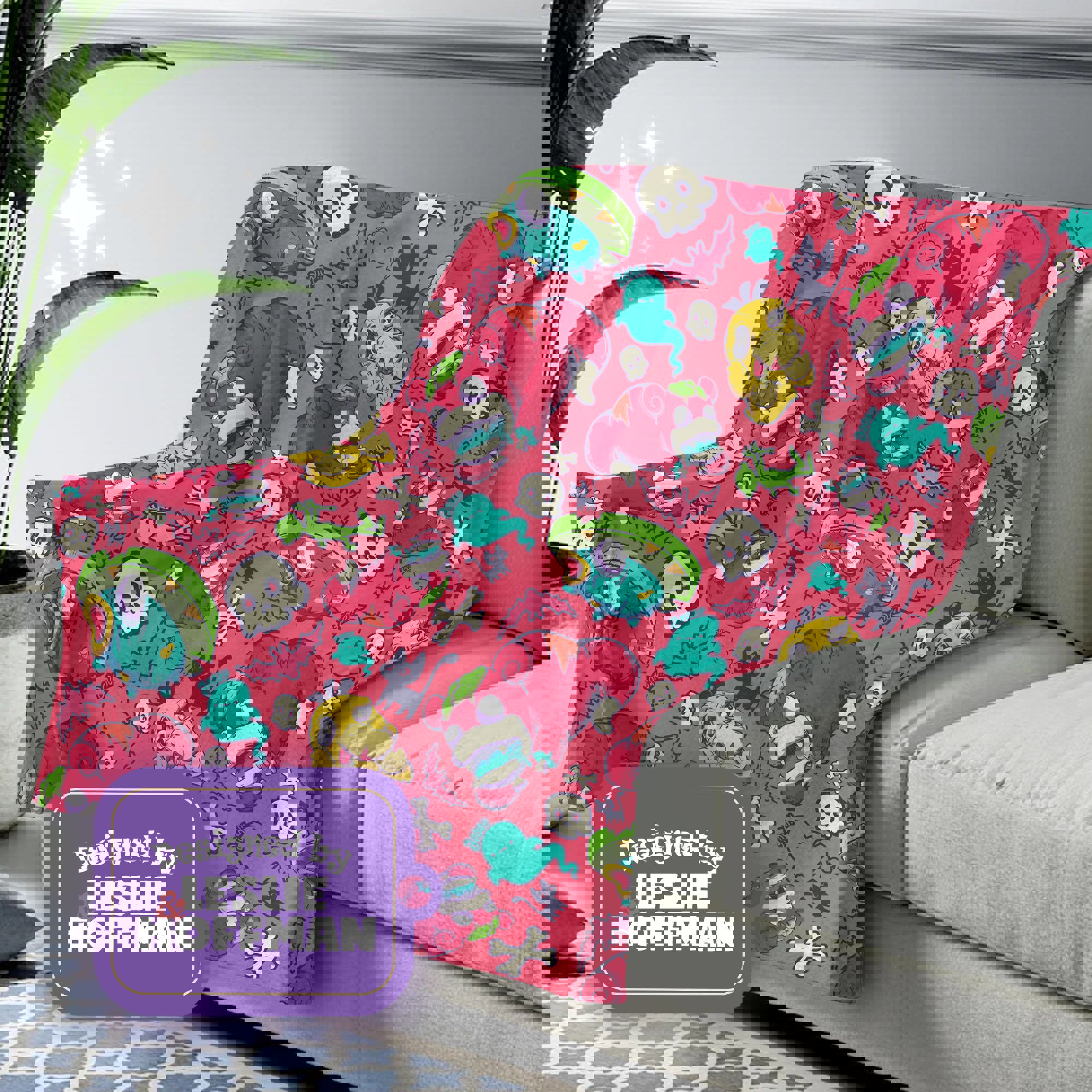 Slowpoke Zombie Mad Pokemon Blankets