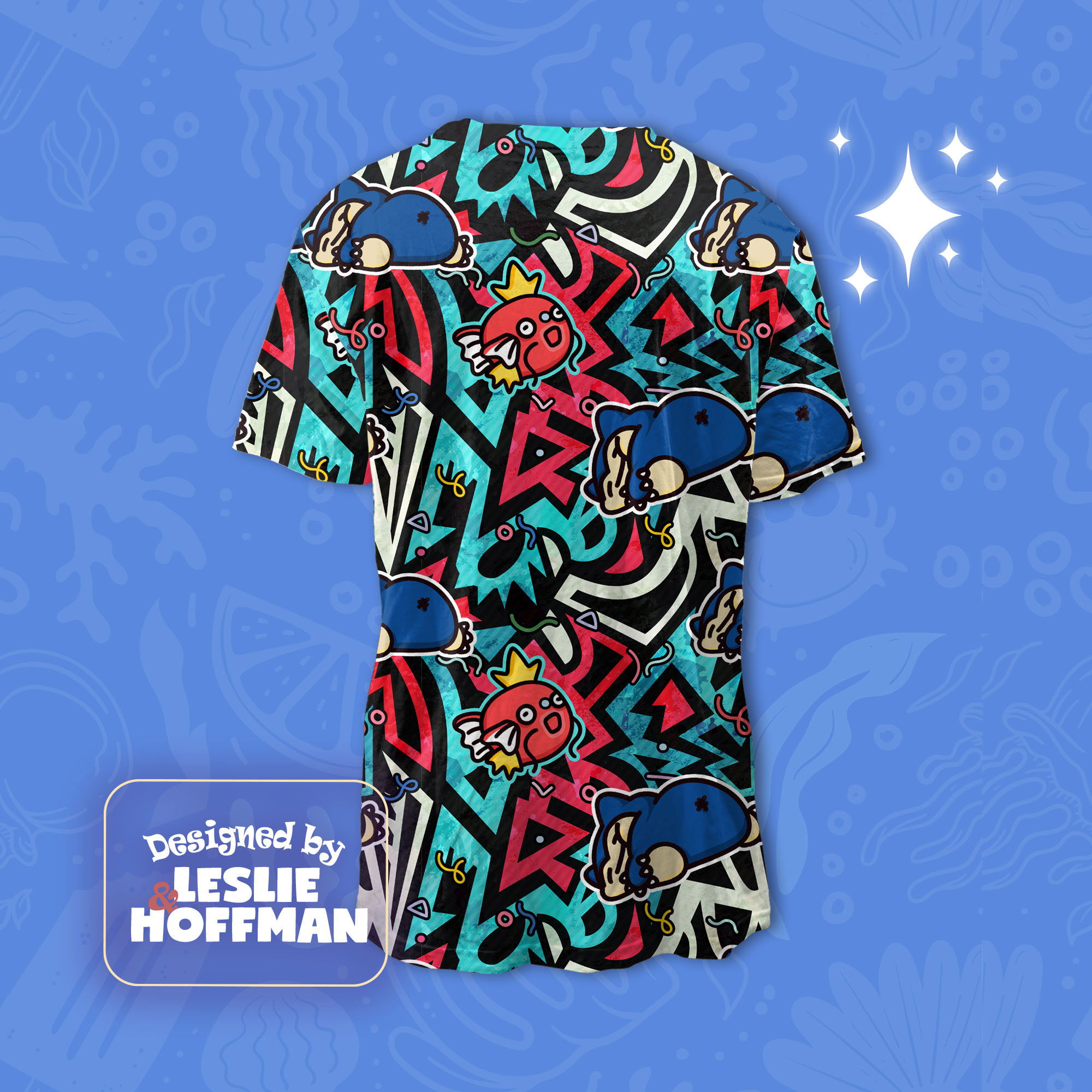 Snorlax Magikarp Pokemon T Shirt