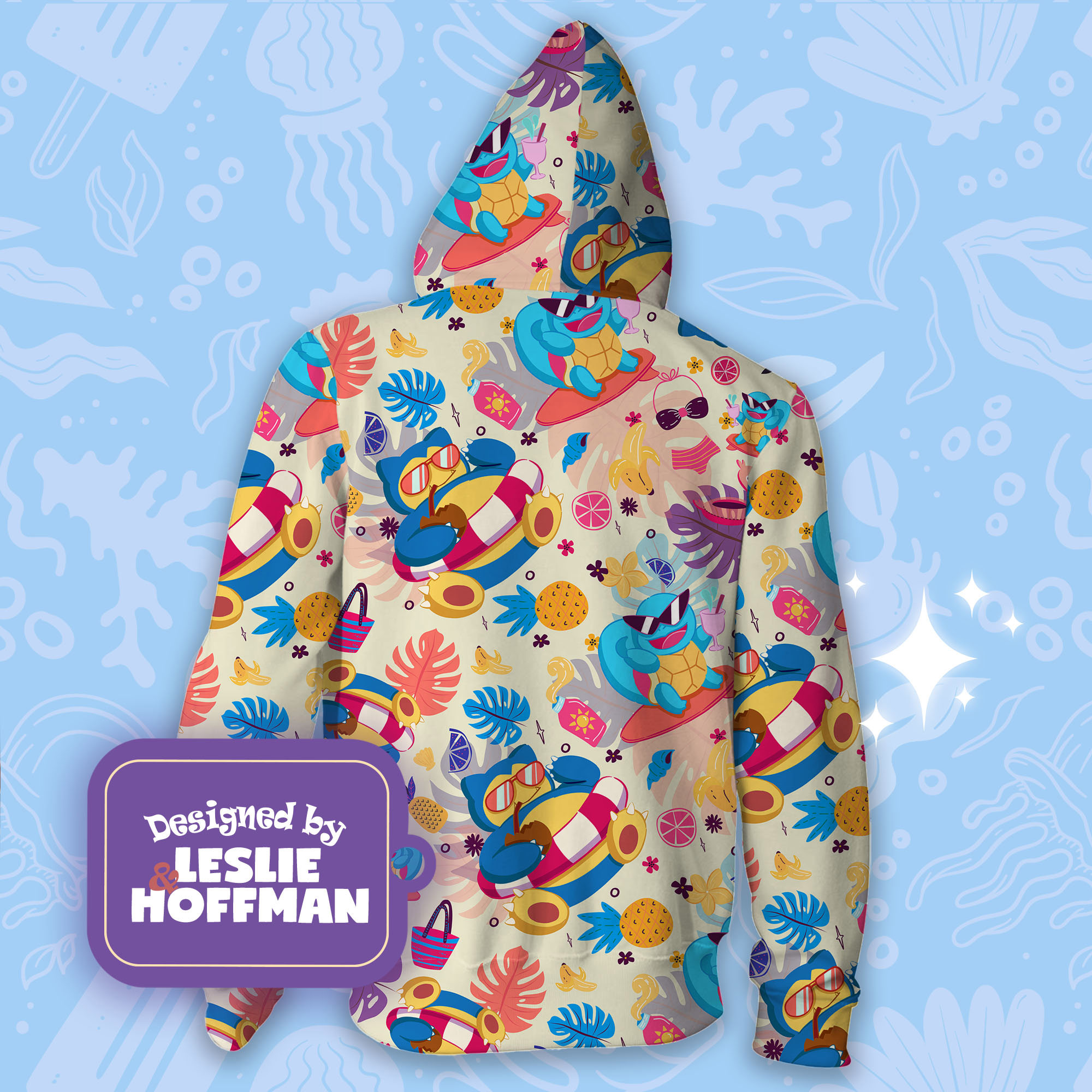 Snorlax summer pokemon hoodies