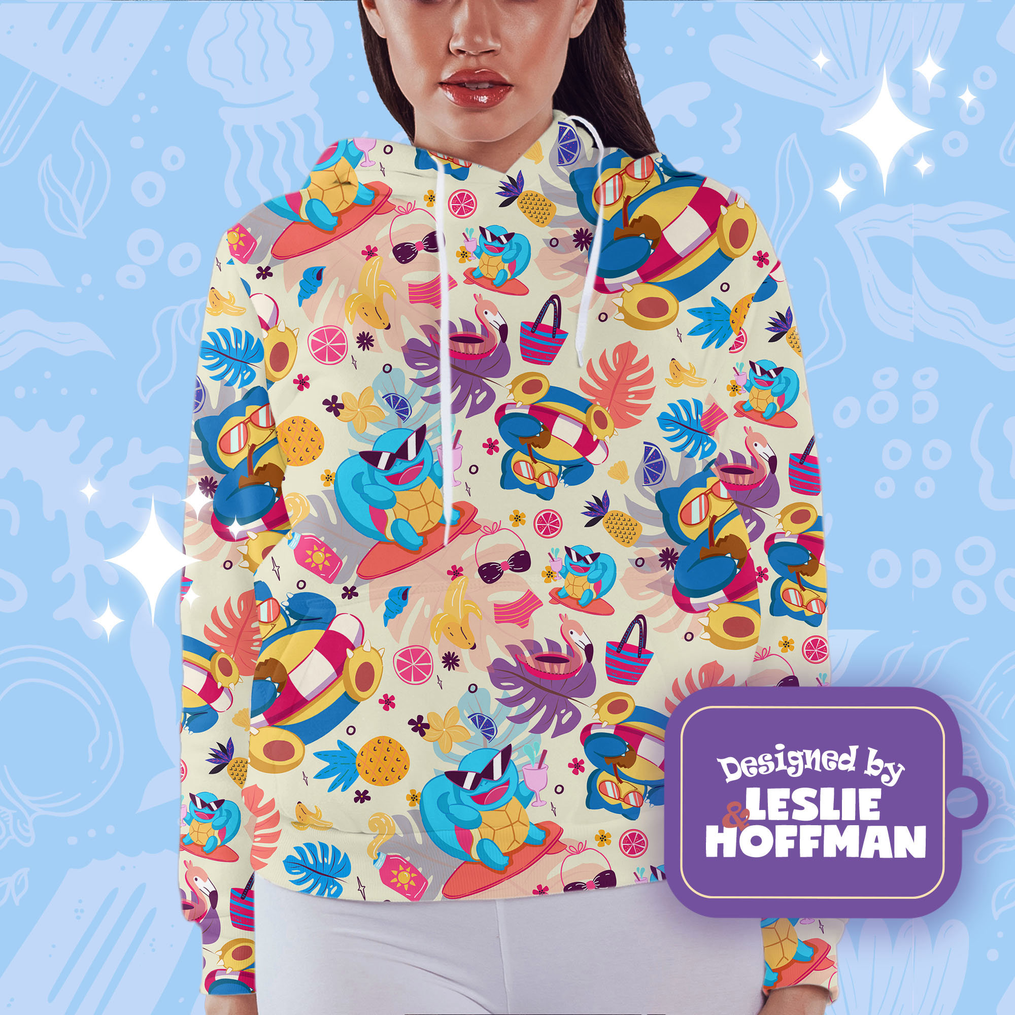 Snorlax summer pokemon hoodies