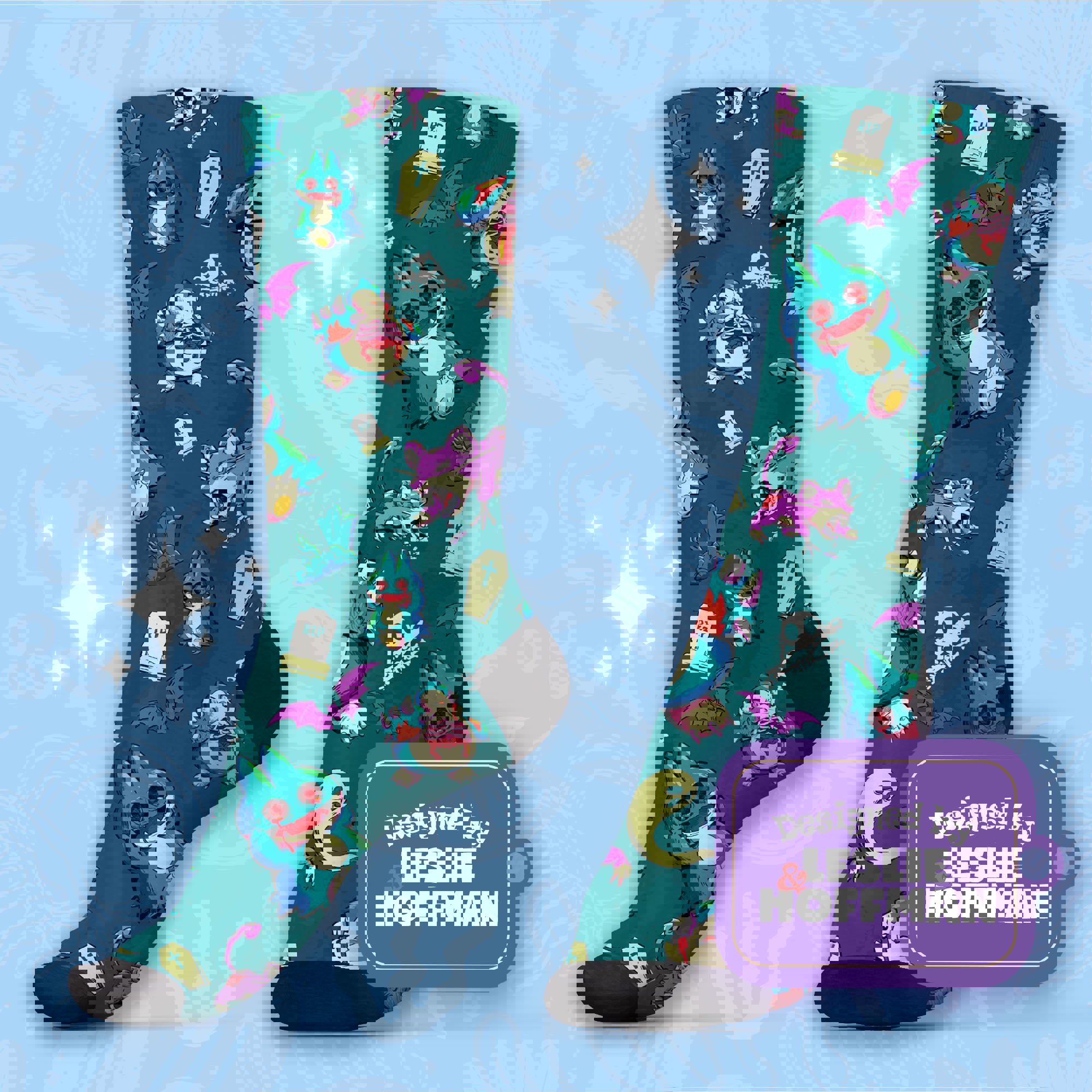 Snorlax Zombie Evil Funny Pokemon Socks