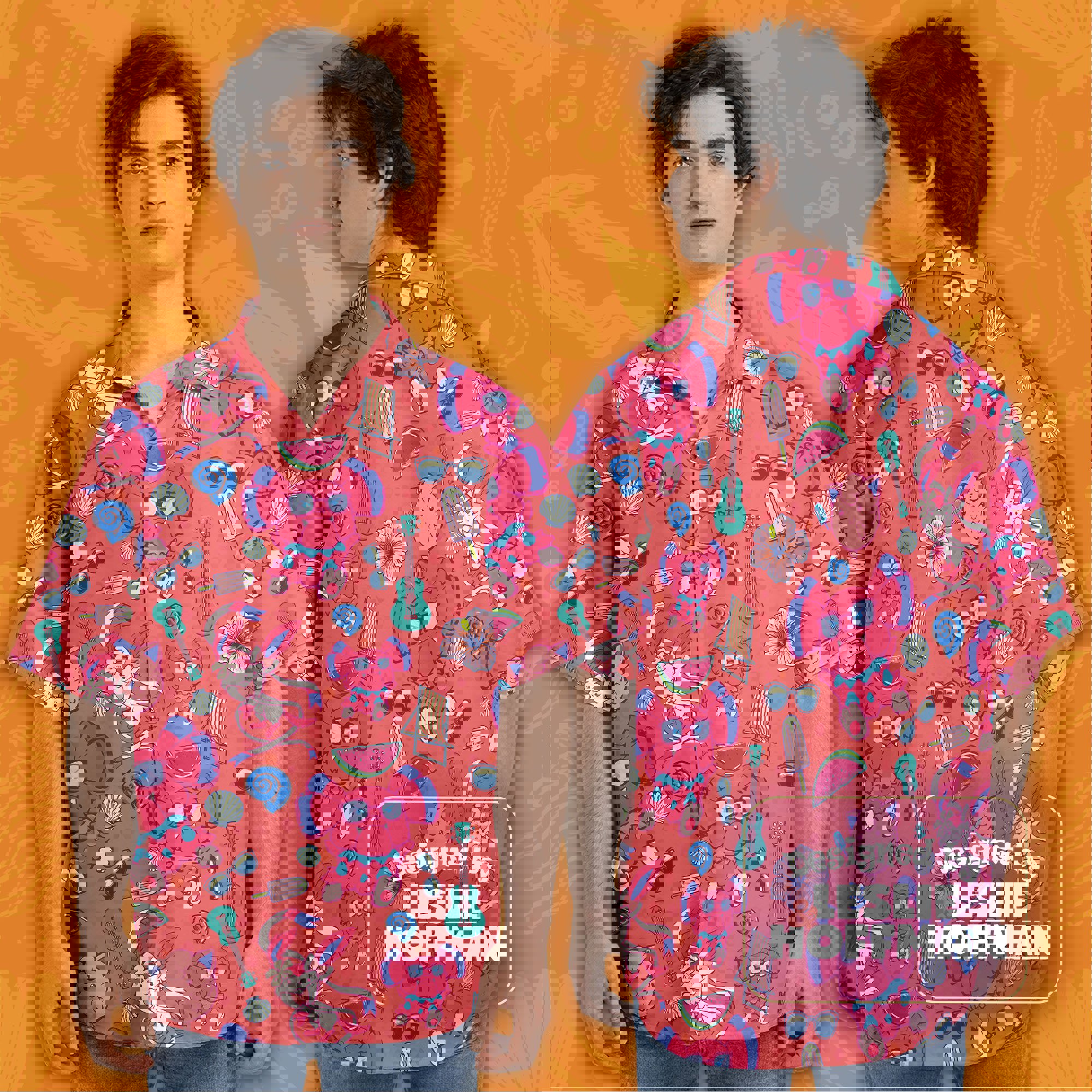 Snubbull Summer Button Up Shirt - Fairy Pokemon Hawaiian Shirt