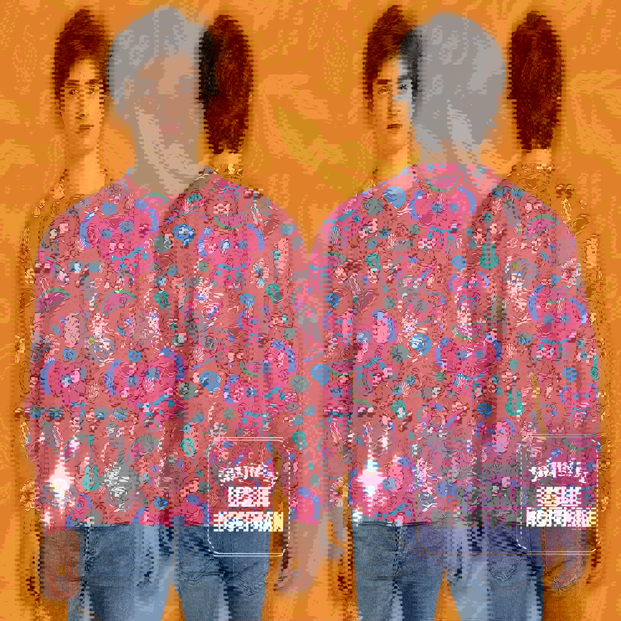 Snubbull summer pokemon sweatshirt