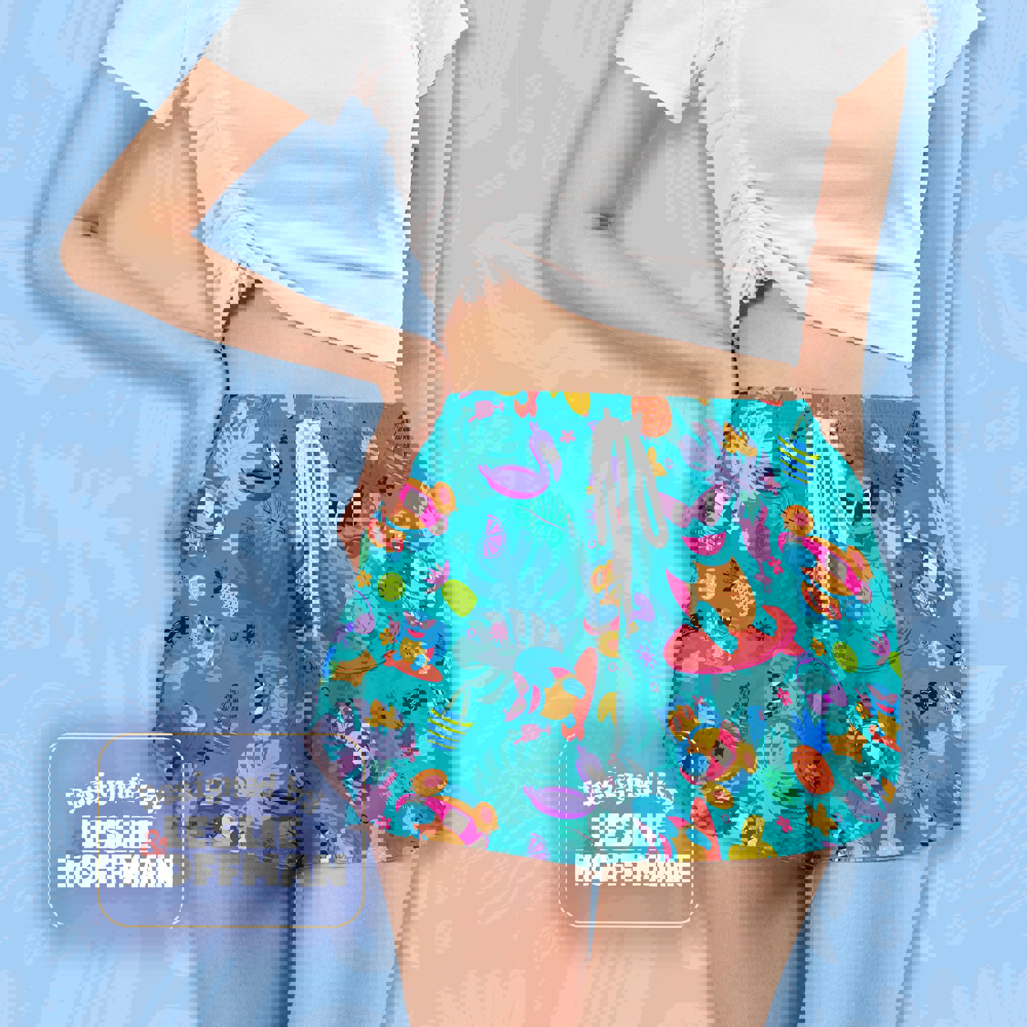 Squirtle Summer Water Pokemon Shorts