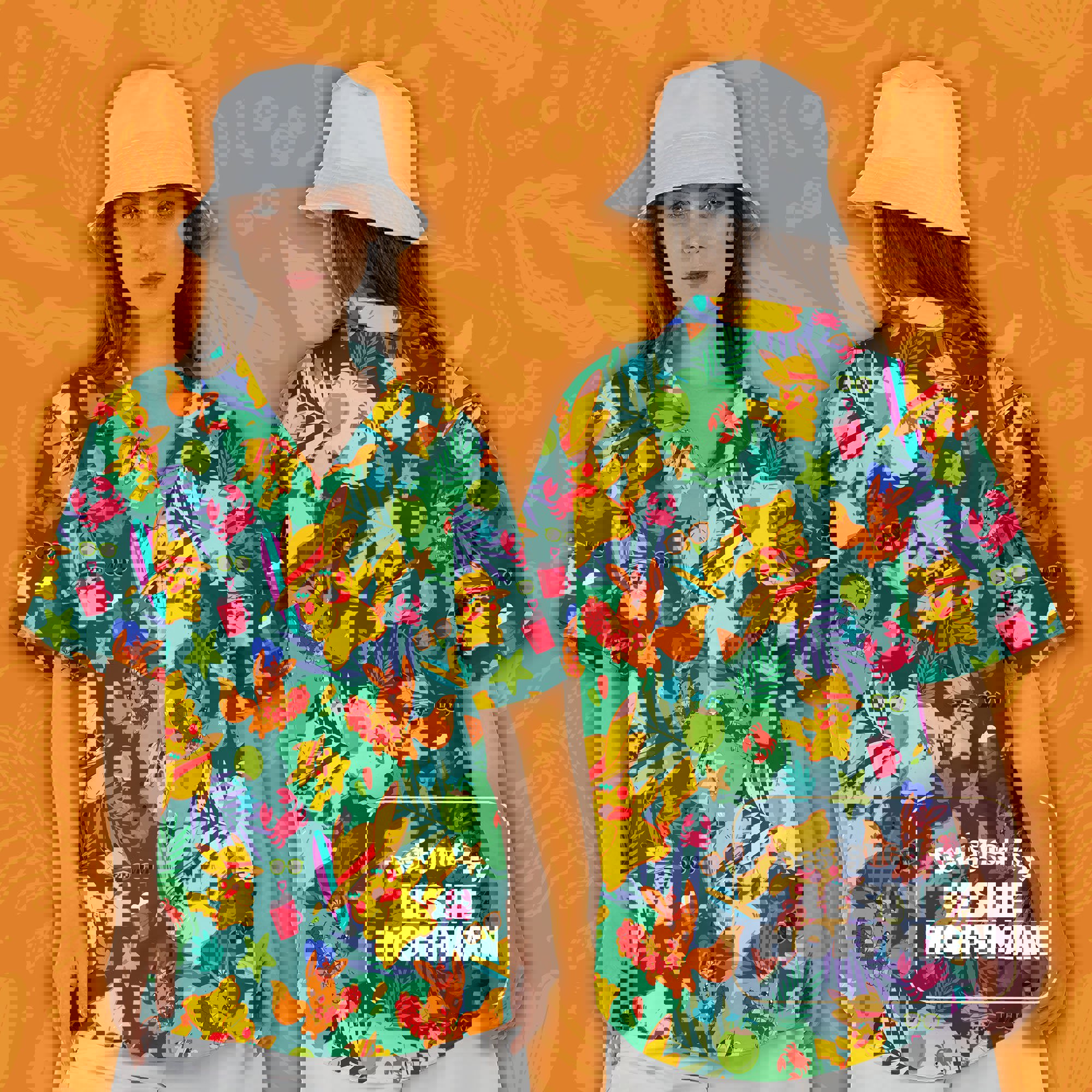 Summer Pikachu Button Up Shirt - Electric Pokemon Hawaiian Shirt