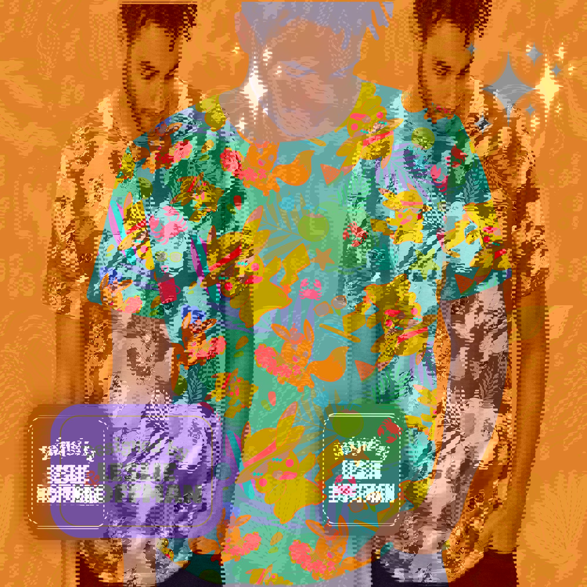 Summer Pikachu Pokemon Shirt