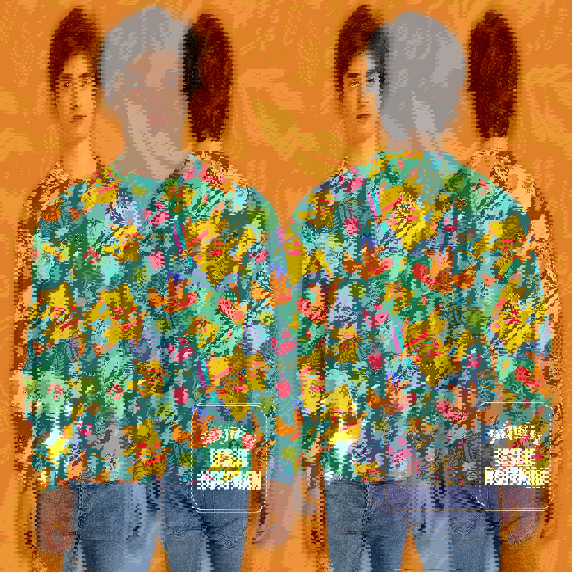 Summer pikachu pokemon sweater pokemon sweatshirt