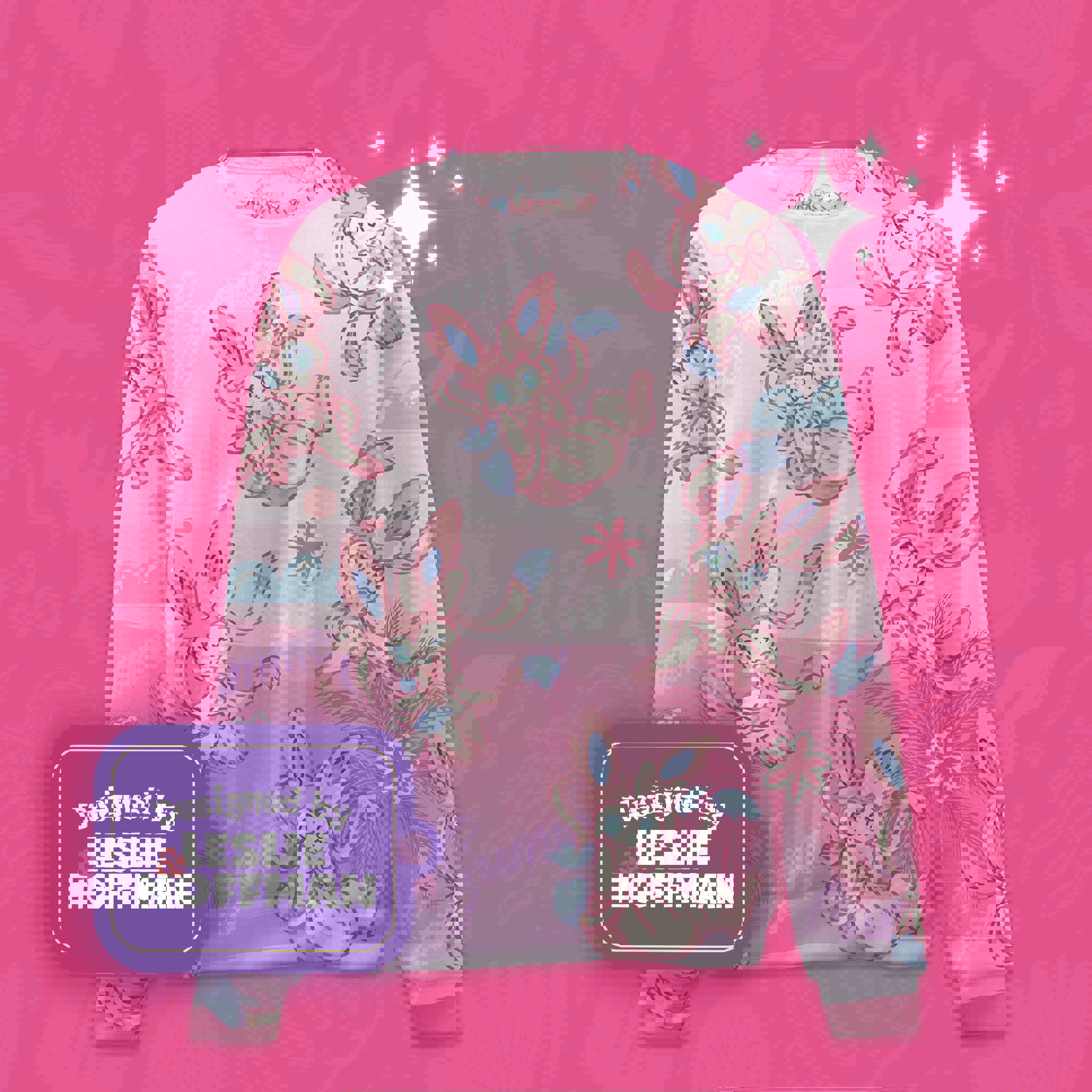 Sylveon beach fairy pokemon sweatshirt