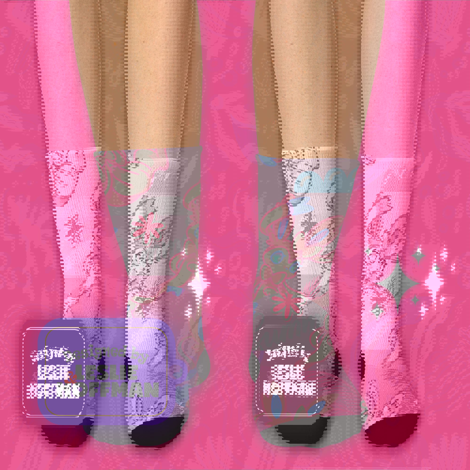 Sylveon Beach Funny Pokemon Socks