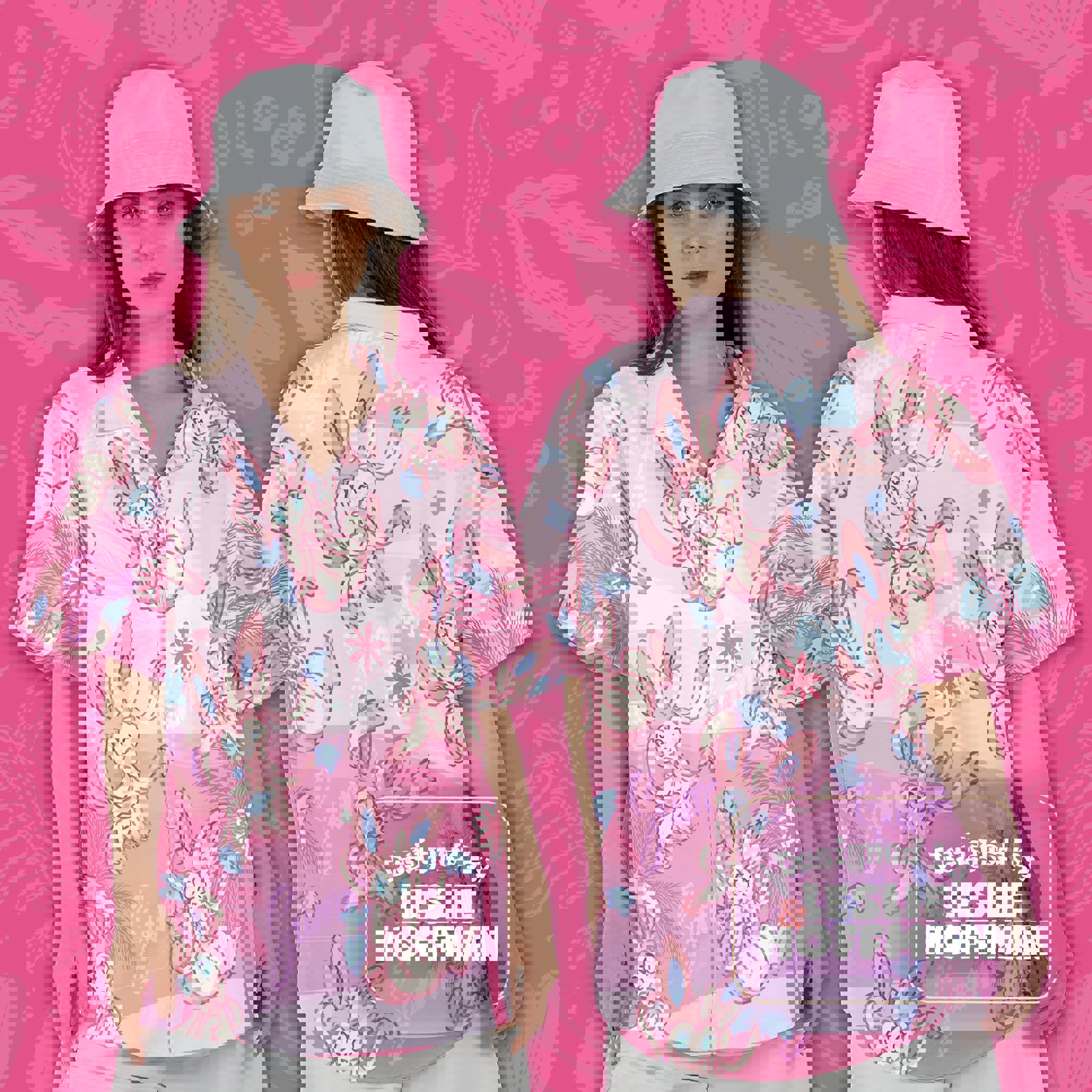 Sylveon Beach Hawaiian Shirt - Fairy Pokemon Button Up Shirt