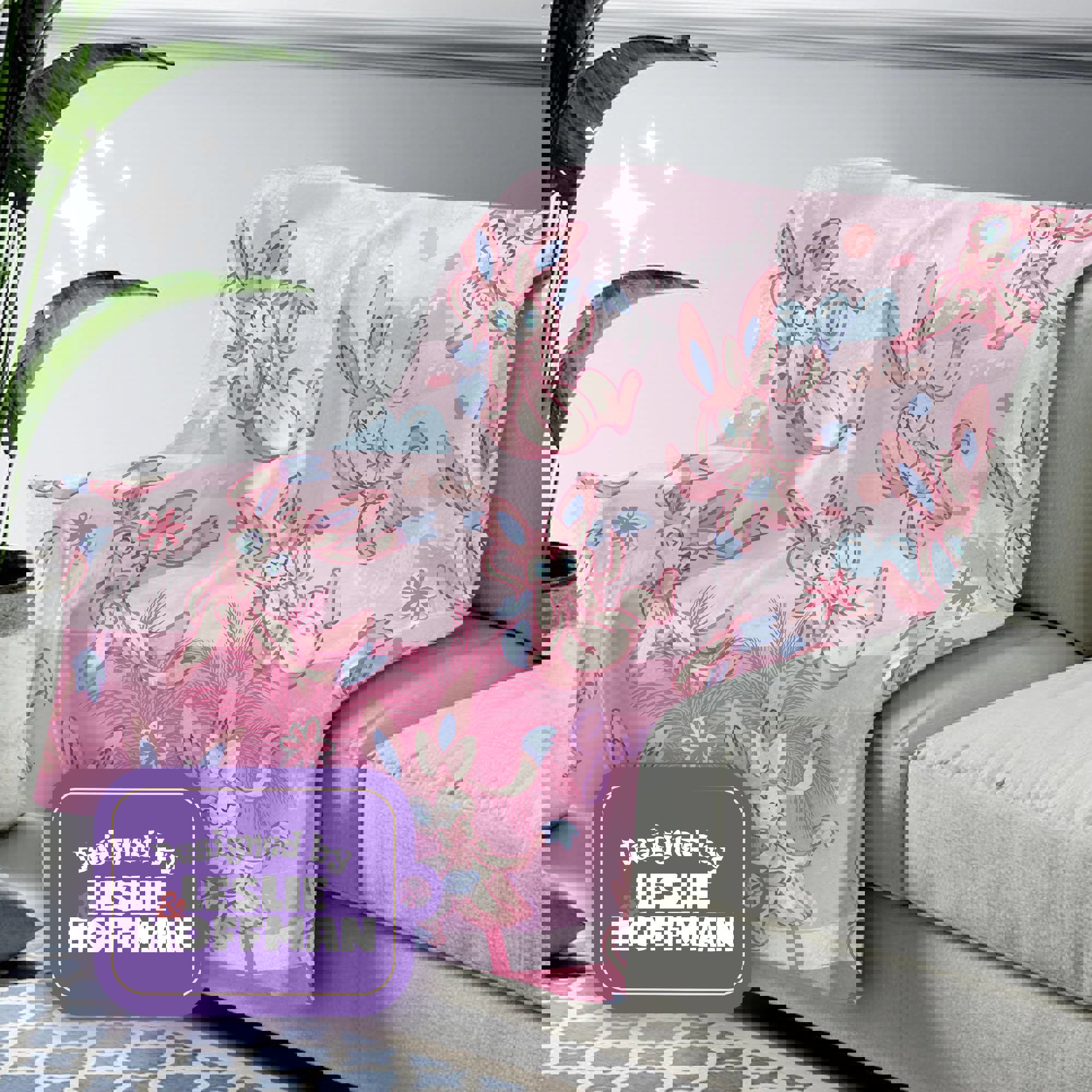 Sylveon Beach Pokemon Blanket