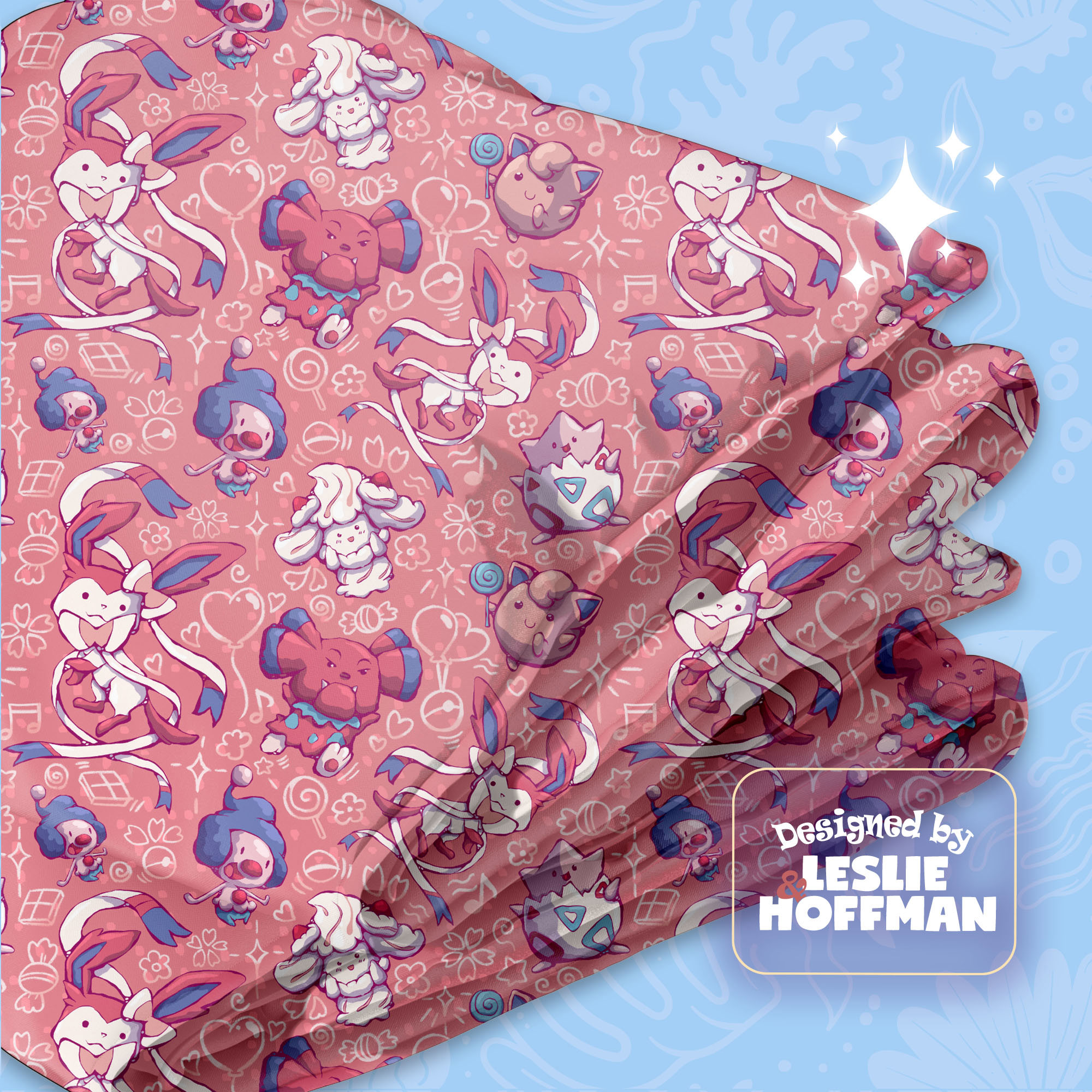 Sylveon Fairy Pinky Pokemon Blankets