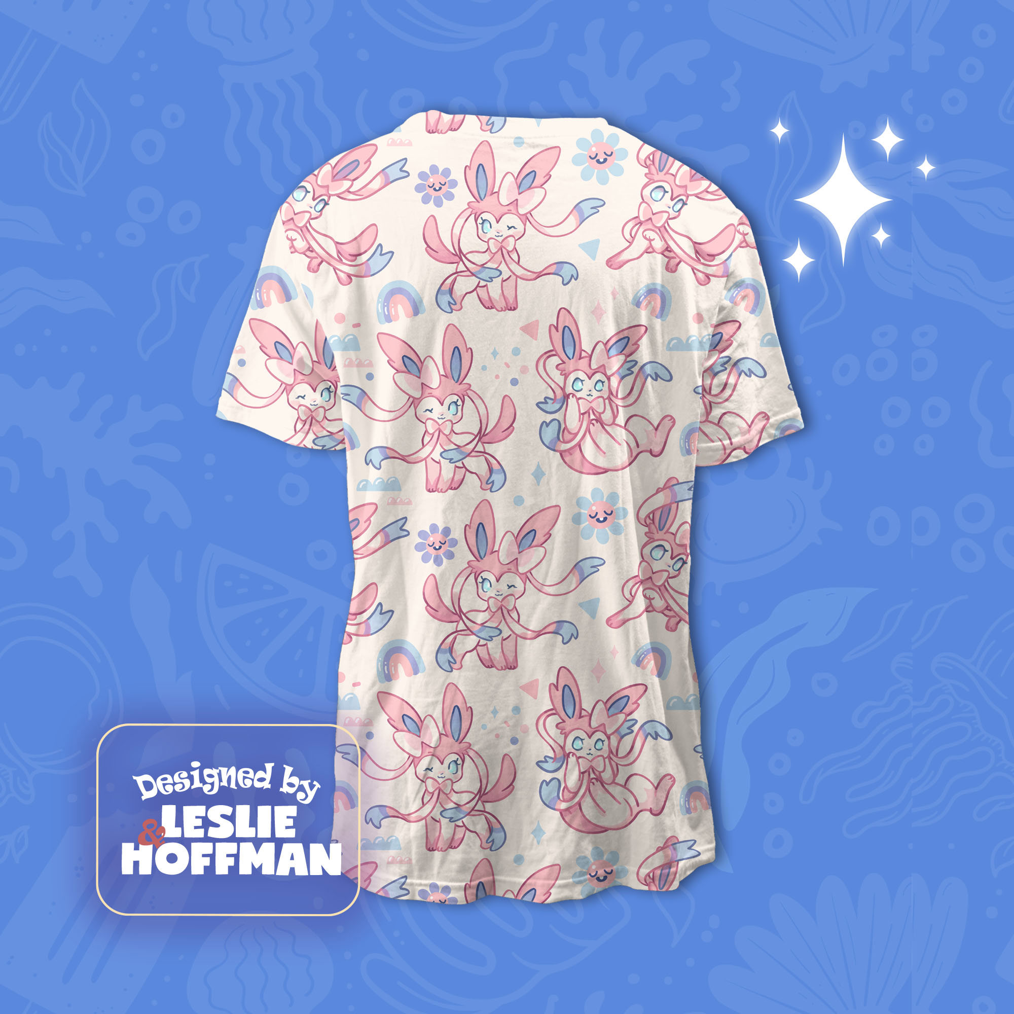 Sylveon Pink Pokemon Shirt