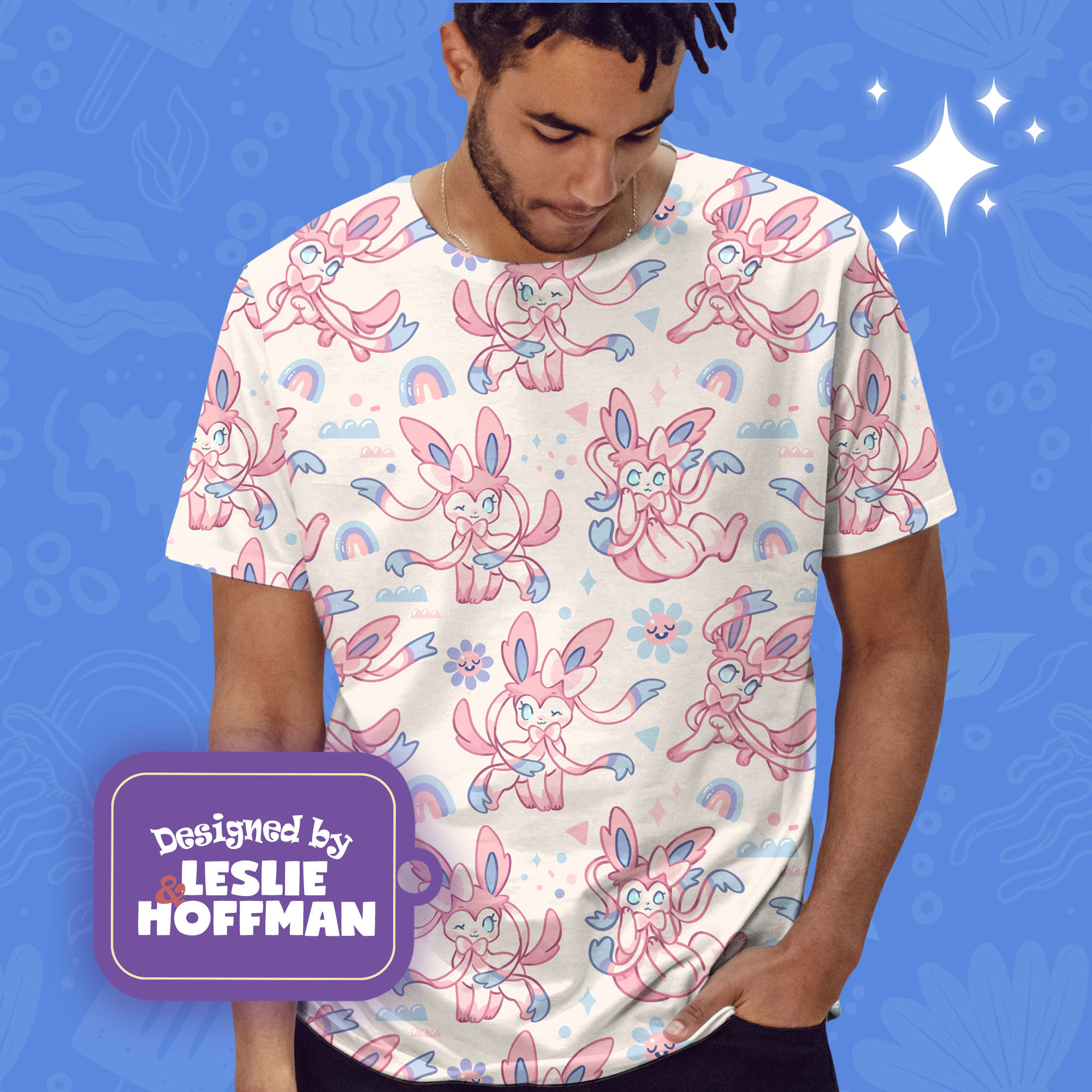 Sylveon Pink Pokemon Shirt