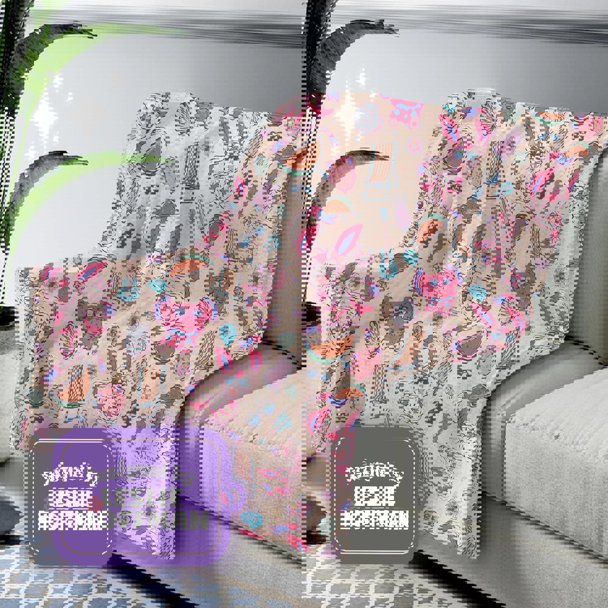 Sylveon Summer Pokemon Blankets