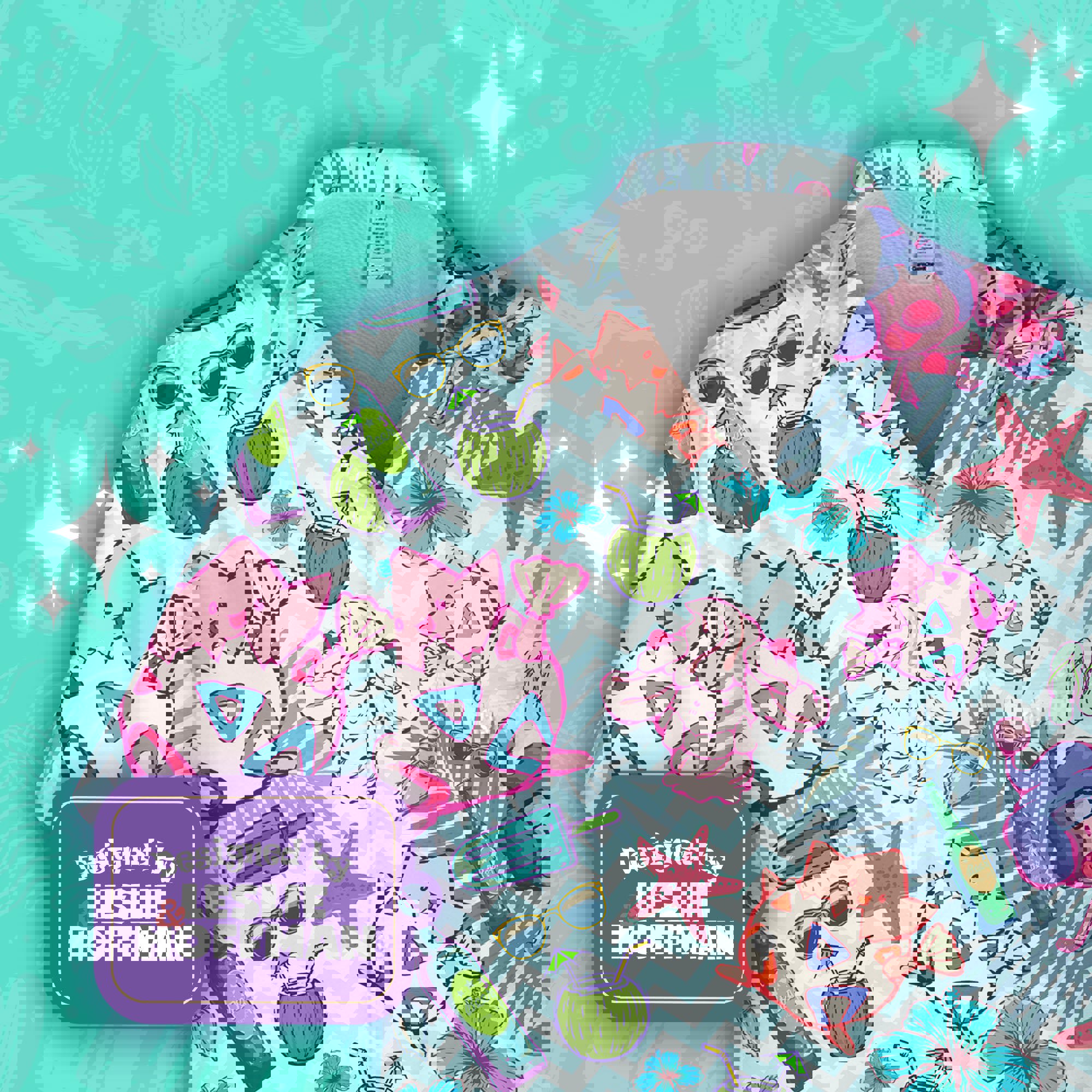 Togepi Summer Button Up Shirt - Togepi Pokemon Hawaiian Shirt