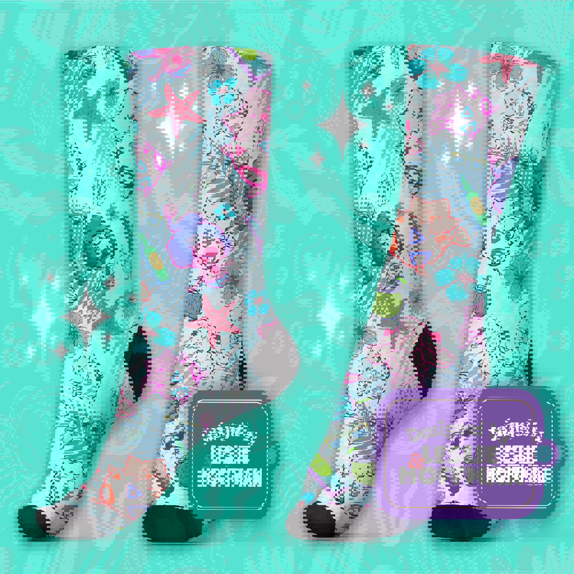 Togepi Summer Funny Pokemon Socks