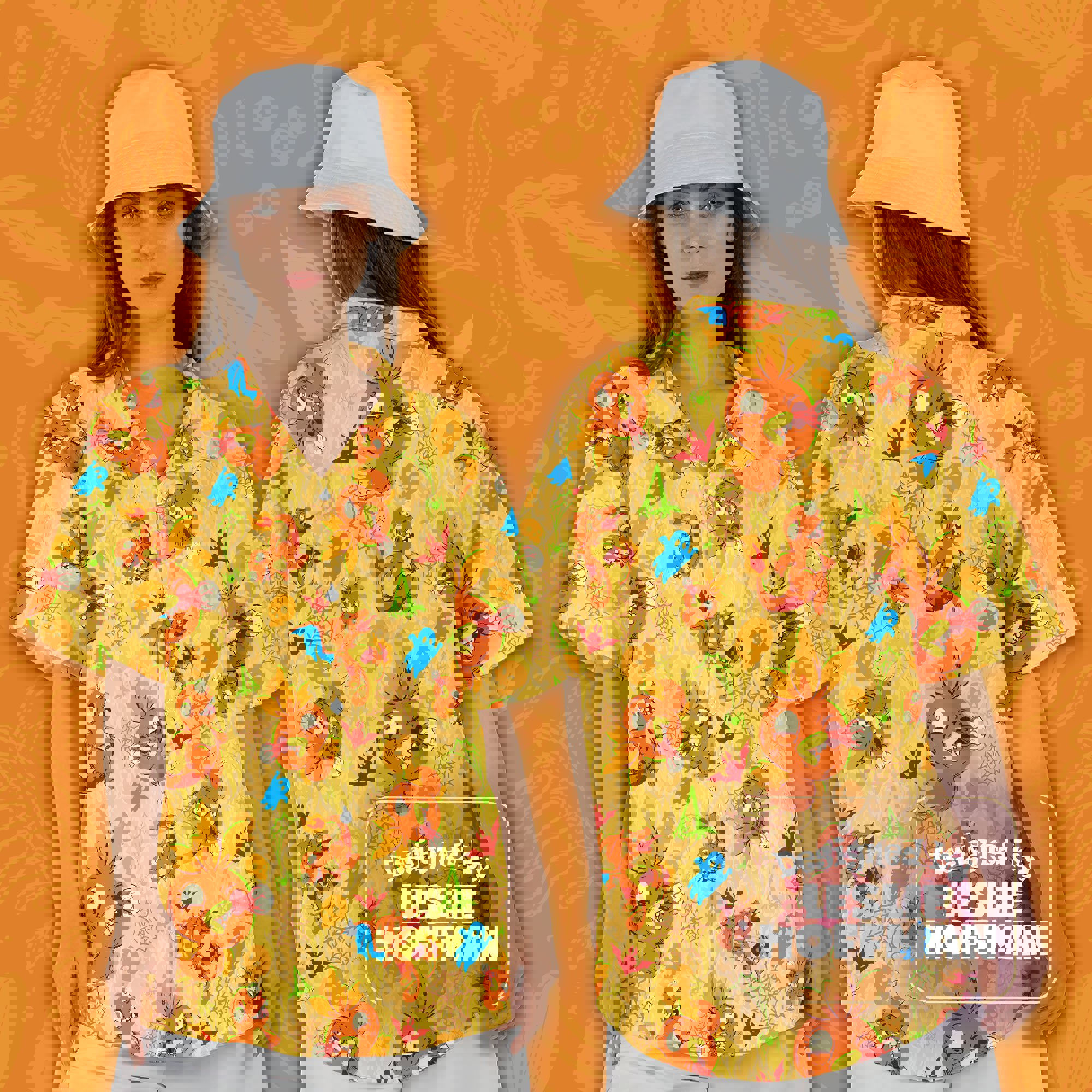 Torchic Undead Hawaiian Shirt - Togepi Pokemon Button Up Shirt