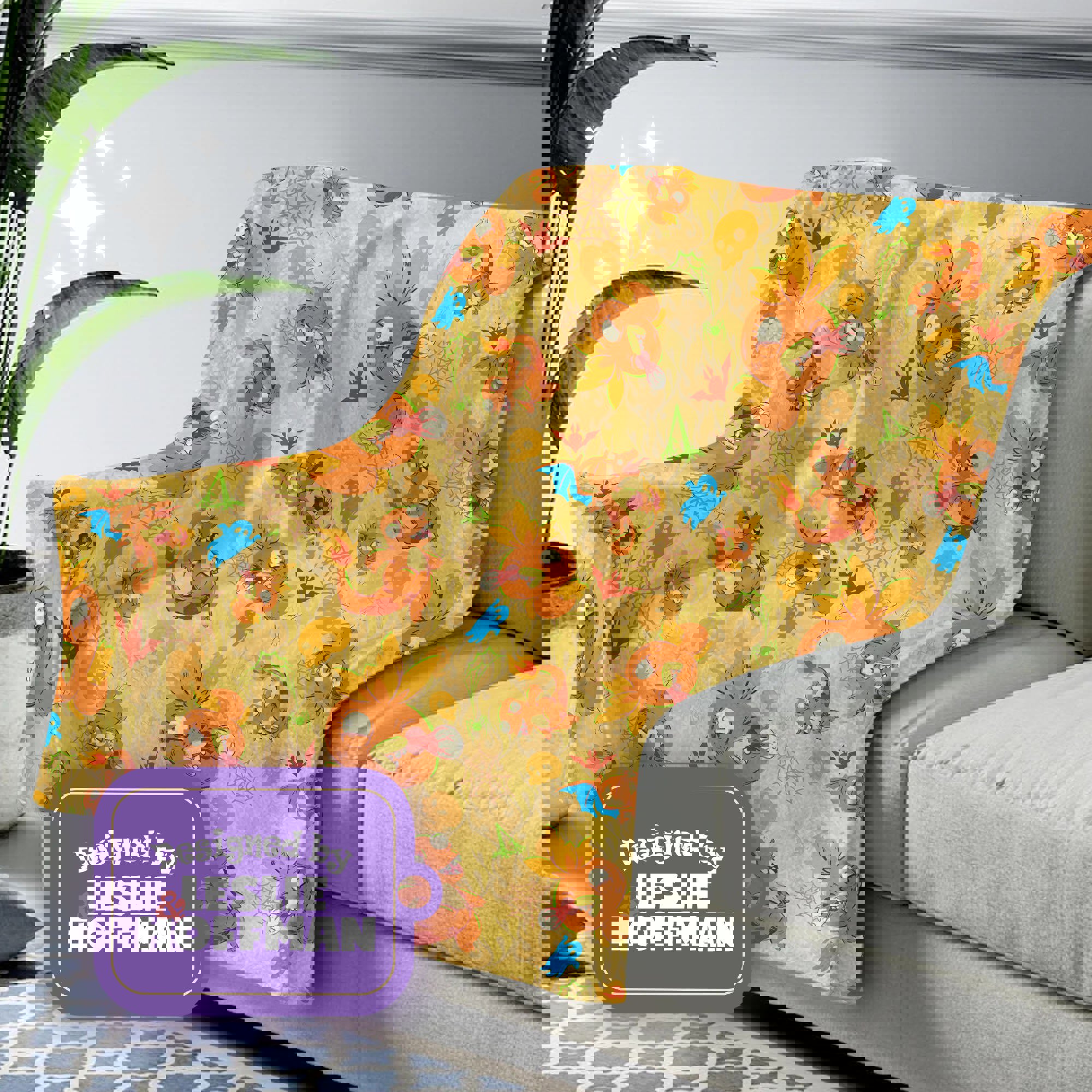 Torchic Undead Pokemon Blanket