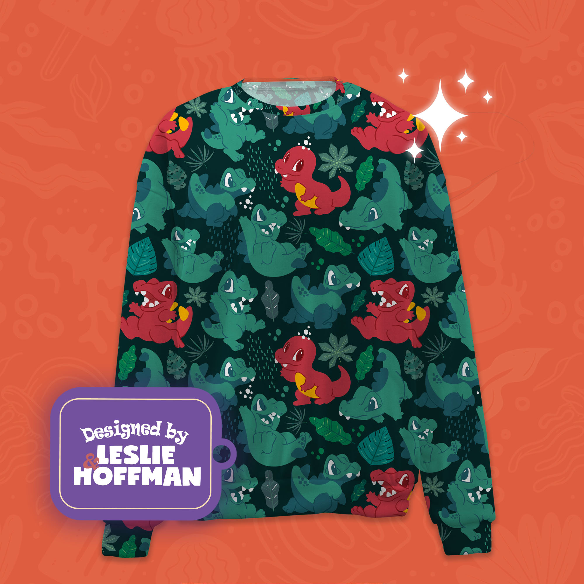 Totodile pokemon sweatshirt gifts