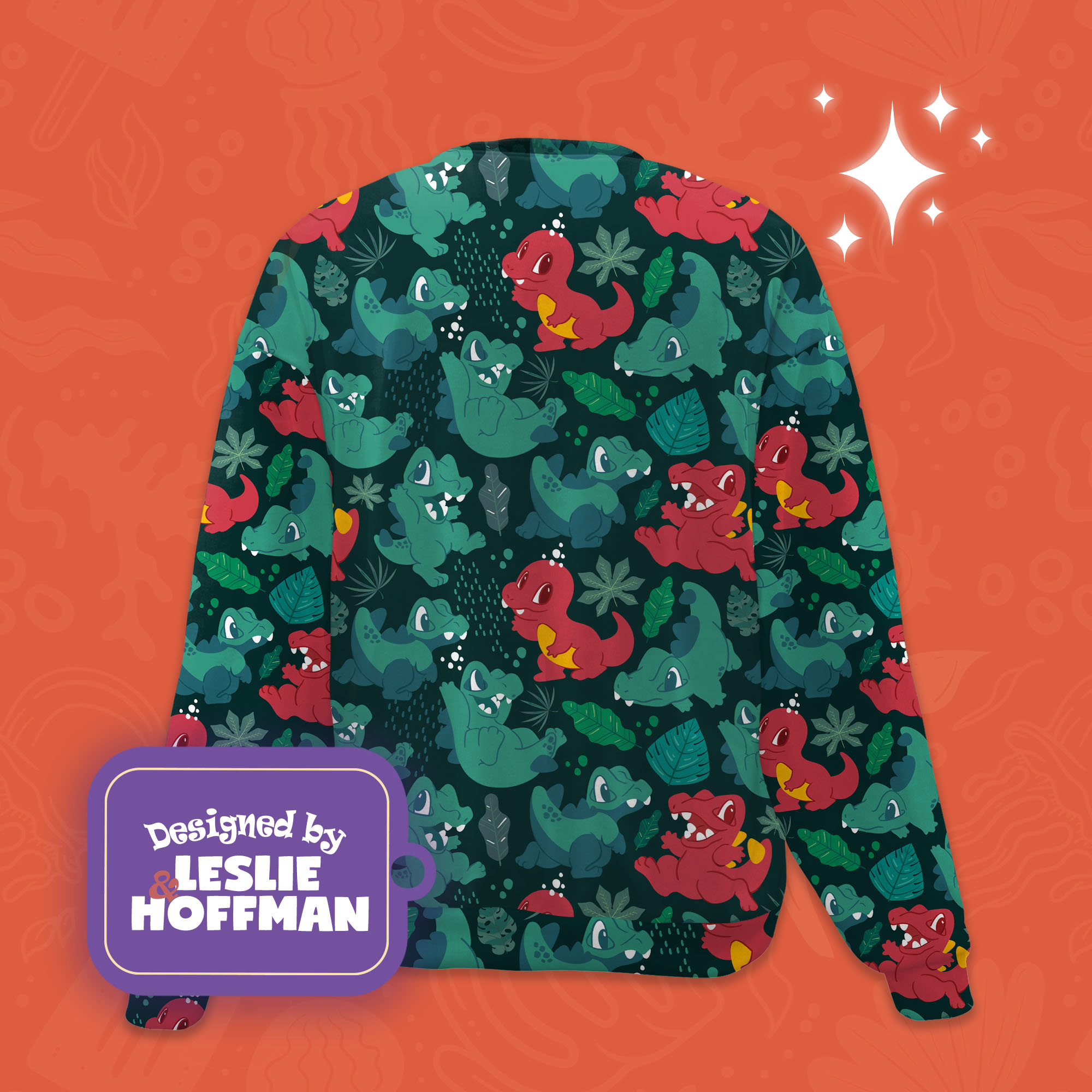 Totodile pokemon sweatshirt gifts