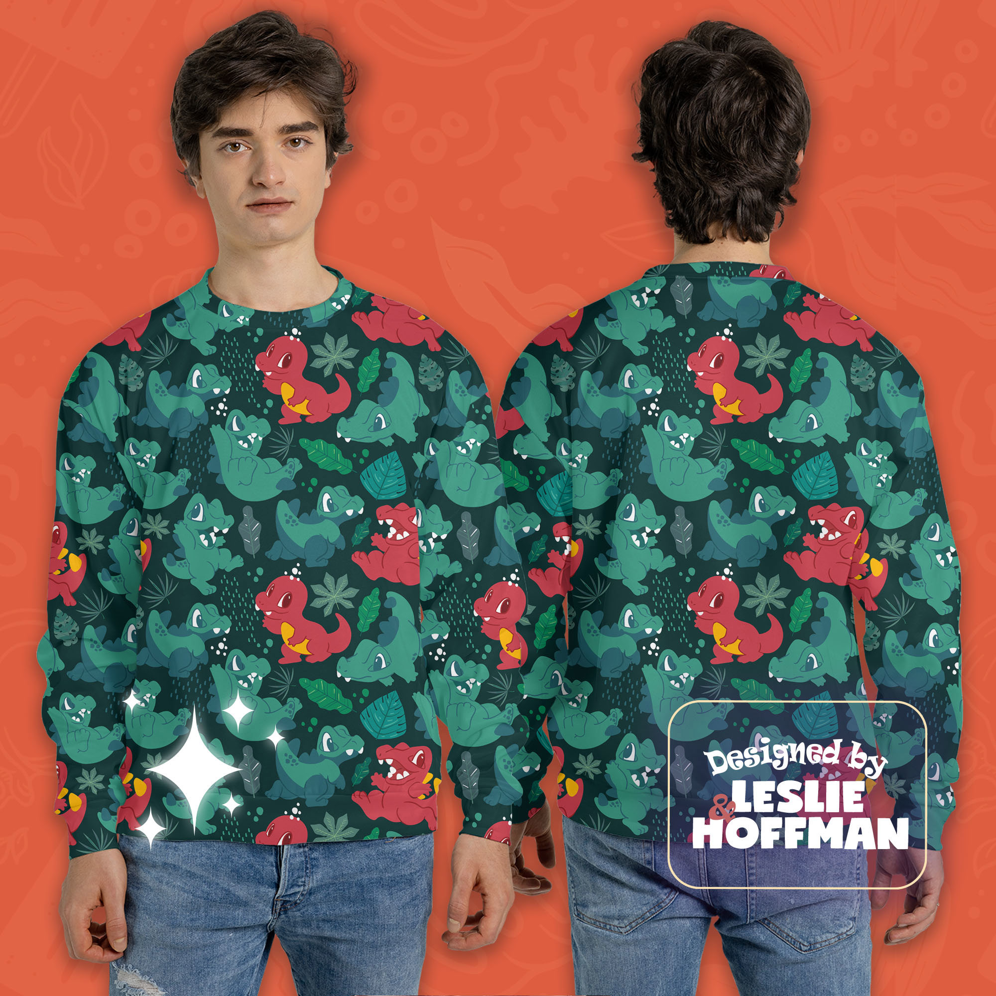 Totodile pokemon sweatshirt gifts