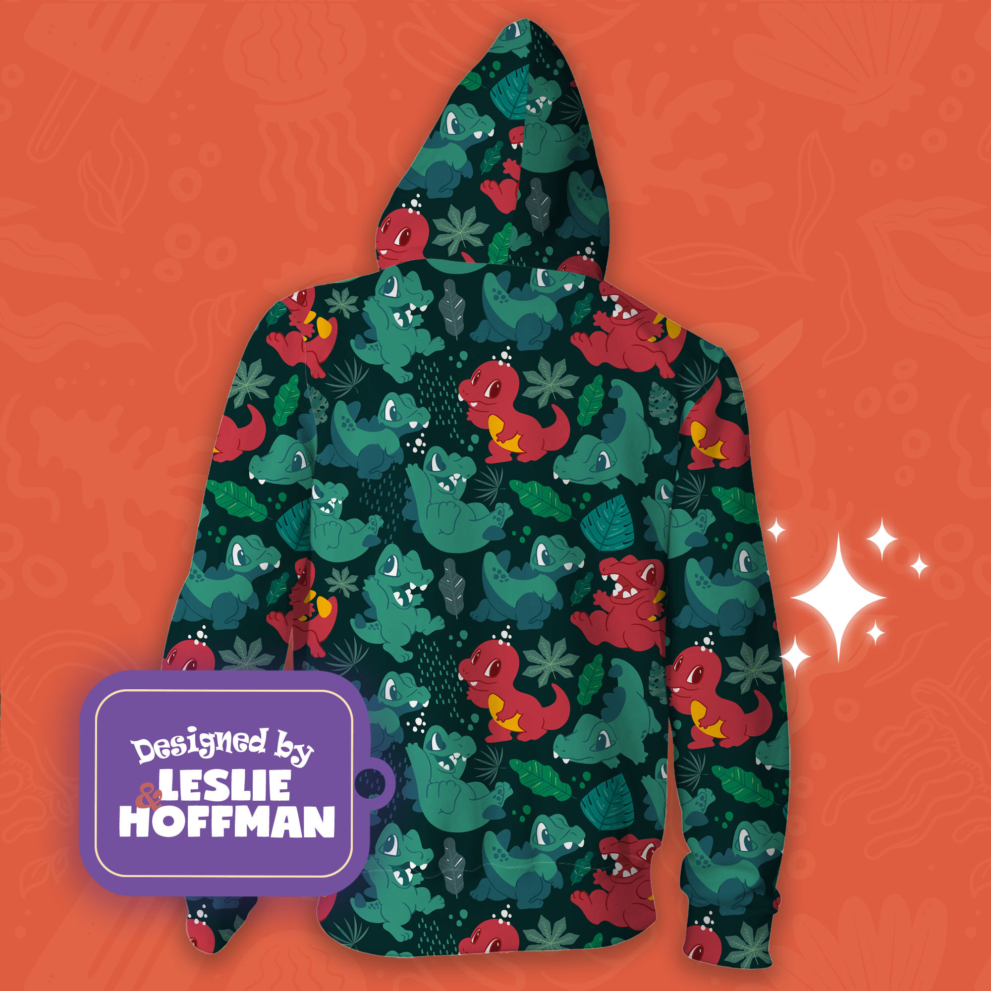 Totodile water pokemon hoodies