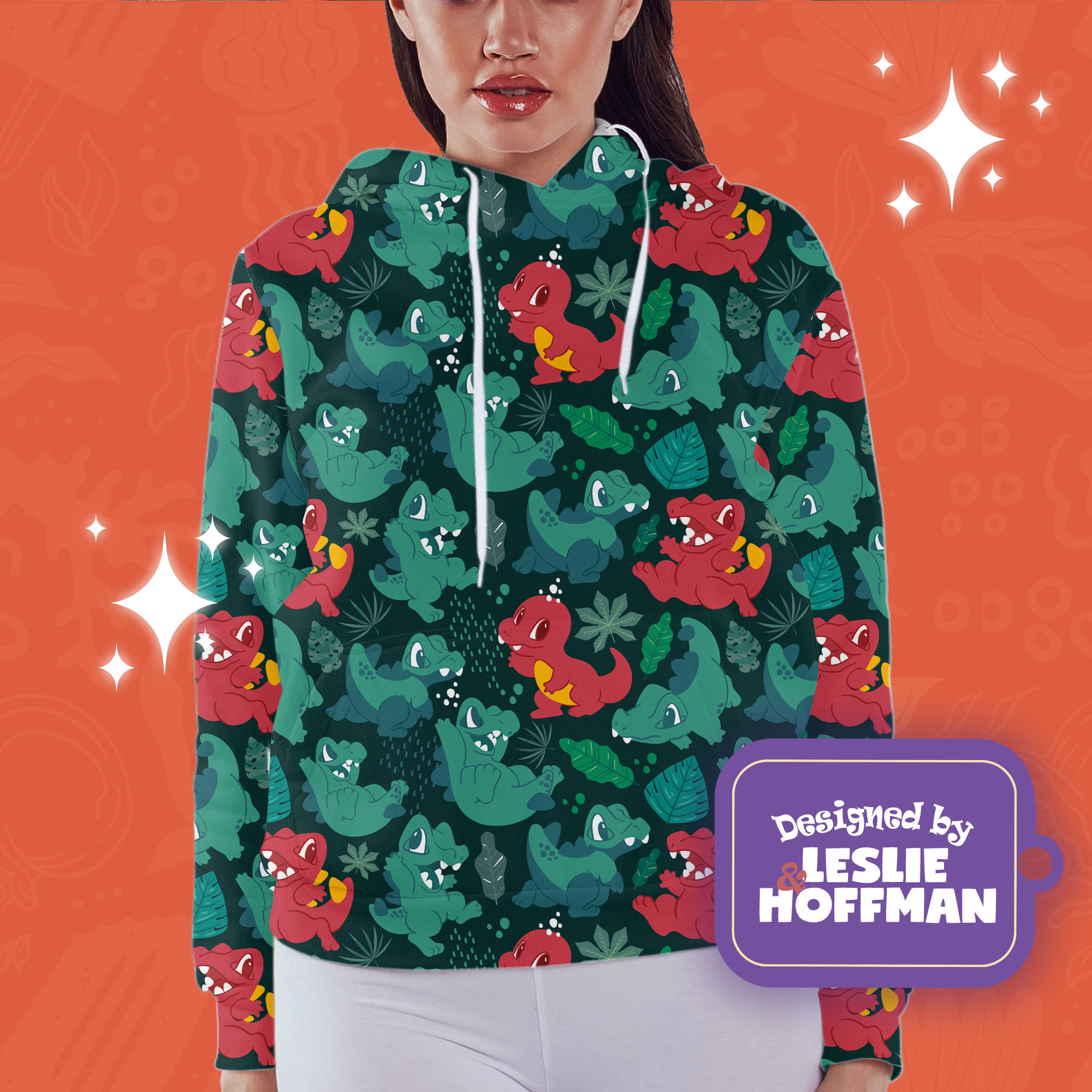 Totodile water pokemon hoodies