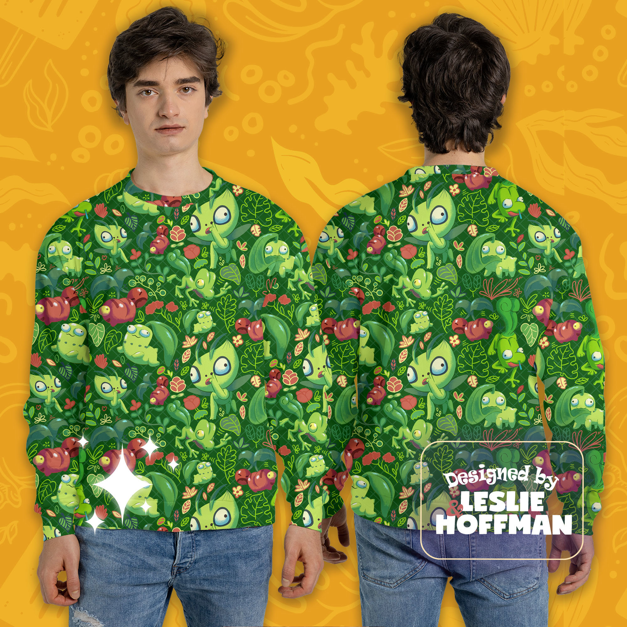Treecko grass pokemon sweatshirts