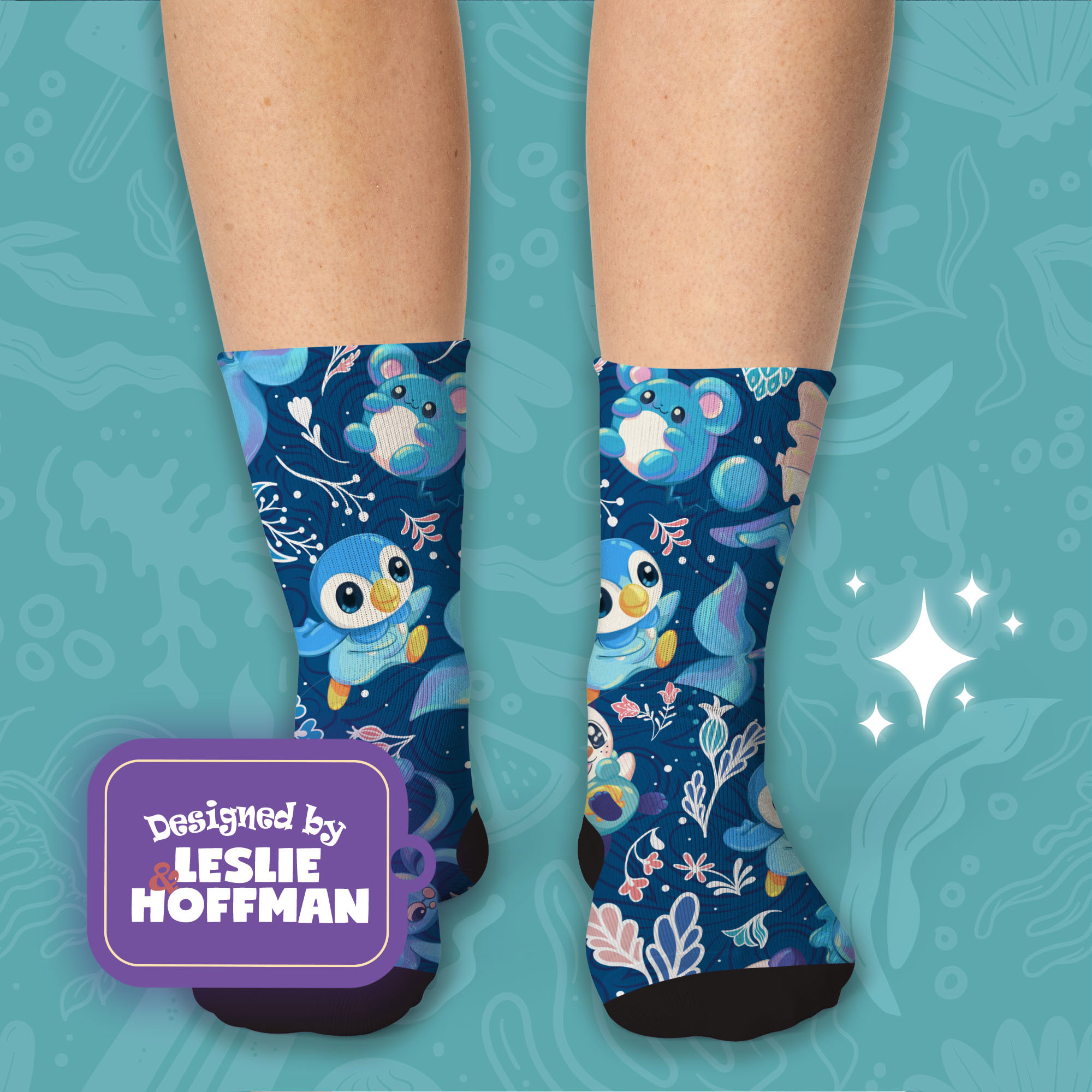 Vaporeon Socks Pokemon Gifts Socks