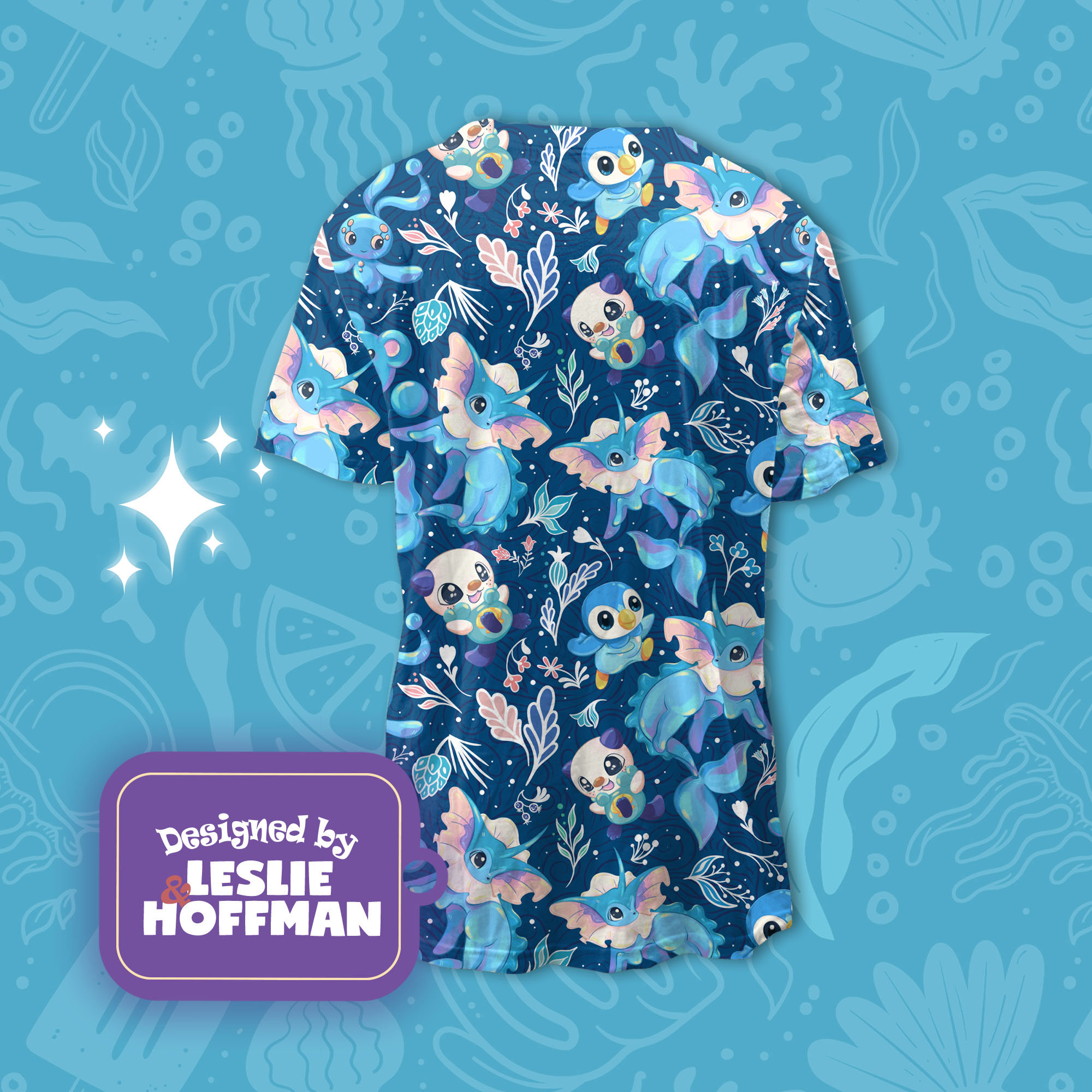 Vaporeon Water Pokemon T Shirt