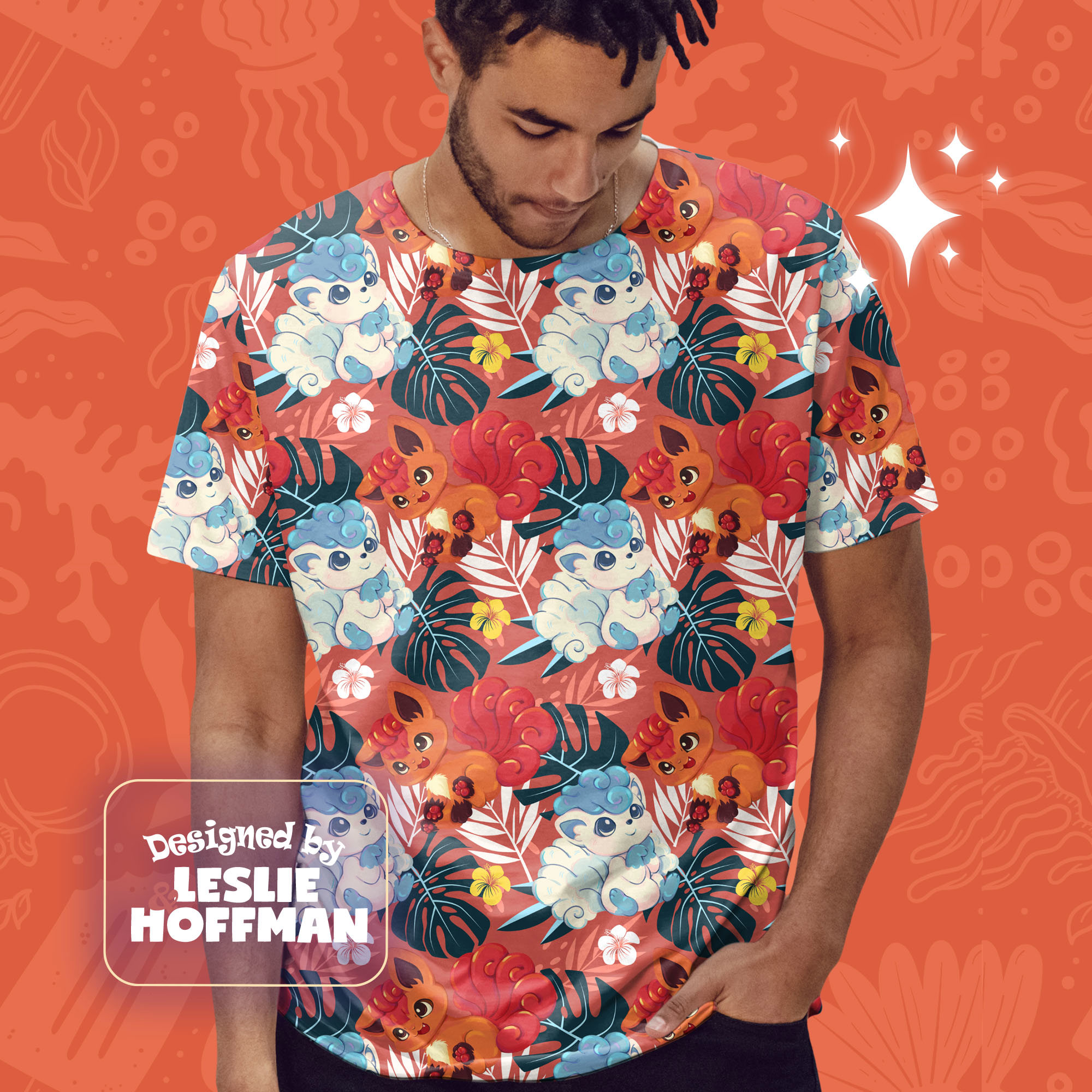 Vulpix Couple Pokemon Shirt