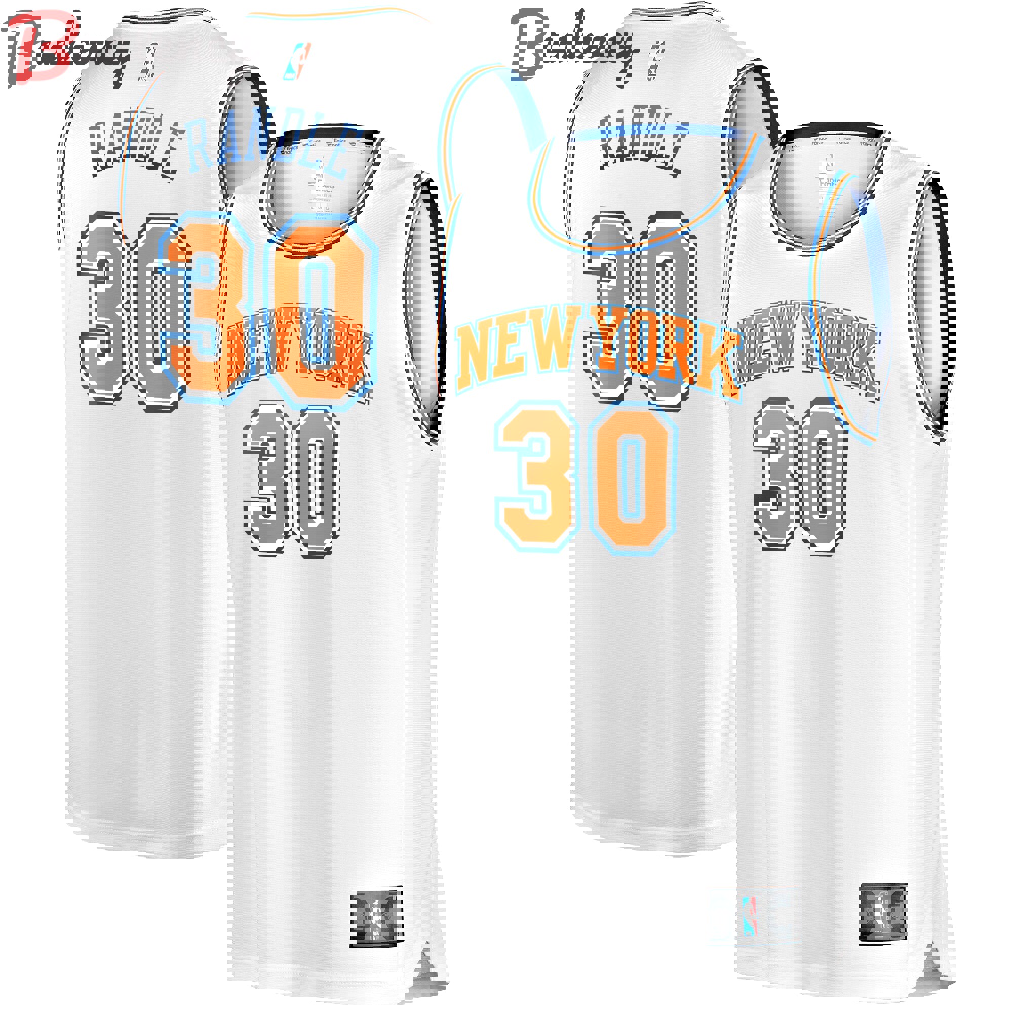 Julius randle new york knicks fanatics branded fast break player jersey statement edition white Baseball NBA Jersey Replica Sports NBA Gift For Fans Basketball