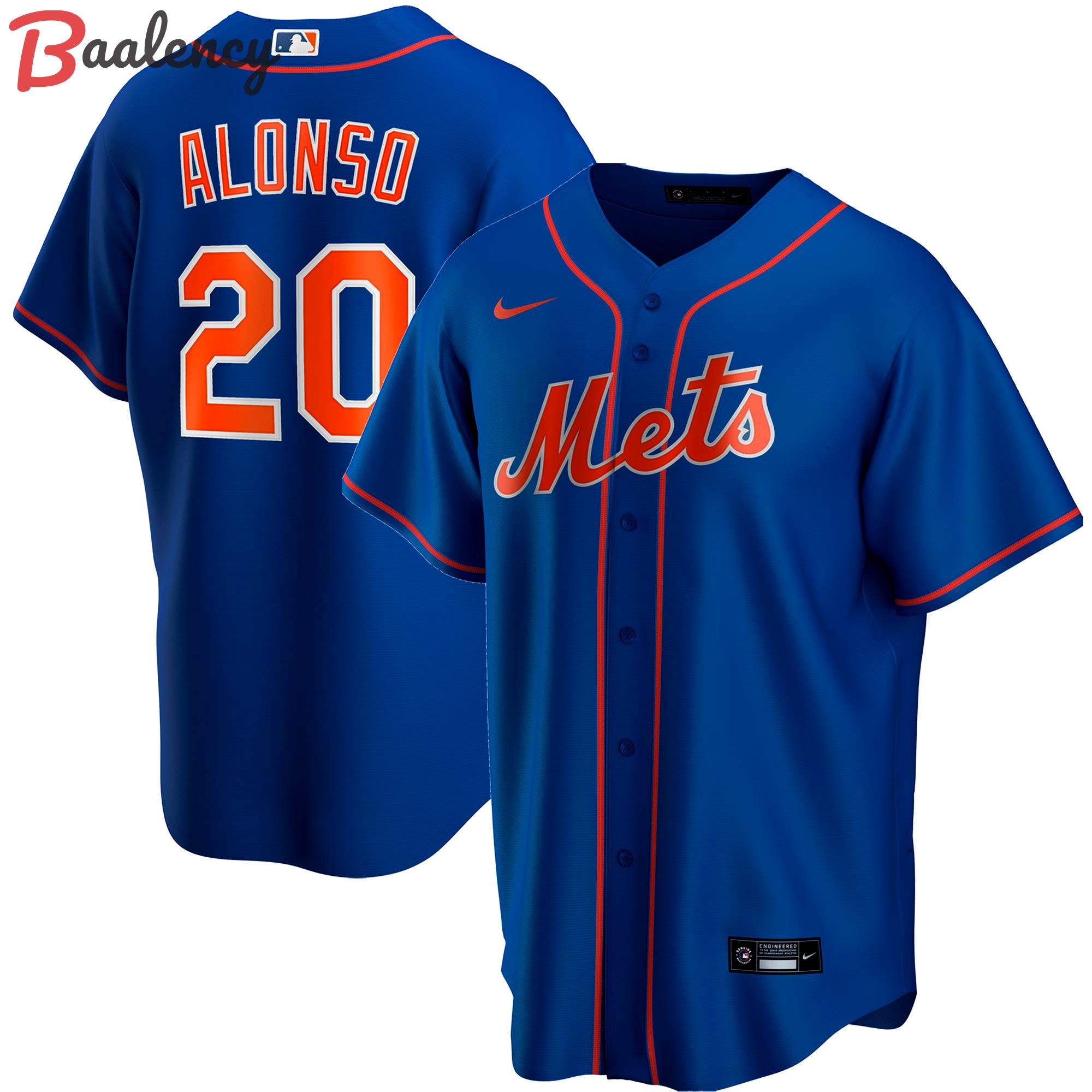 Pete alonso new york mets nike alternate player name jersey color royal  Baseball MLB Jersey Replica Baseball Sports For Fans MLB