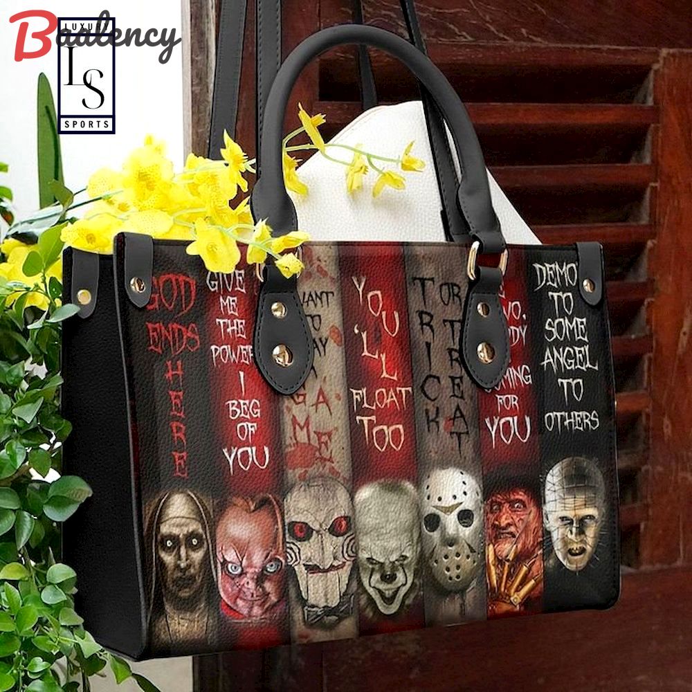 Amazing quotes horror movie leather bag 59 Women Leather Hand Bag