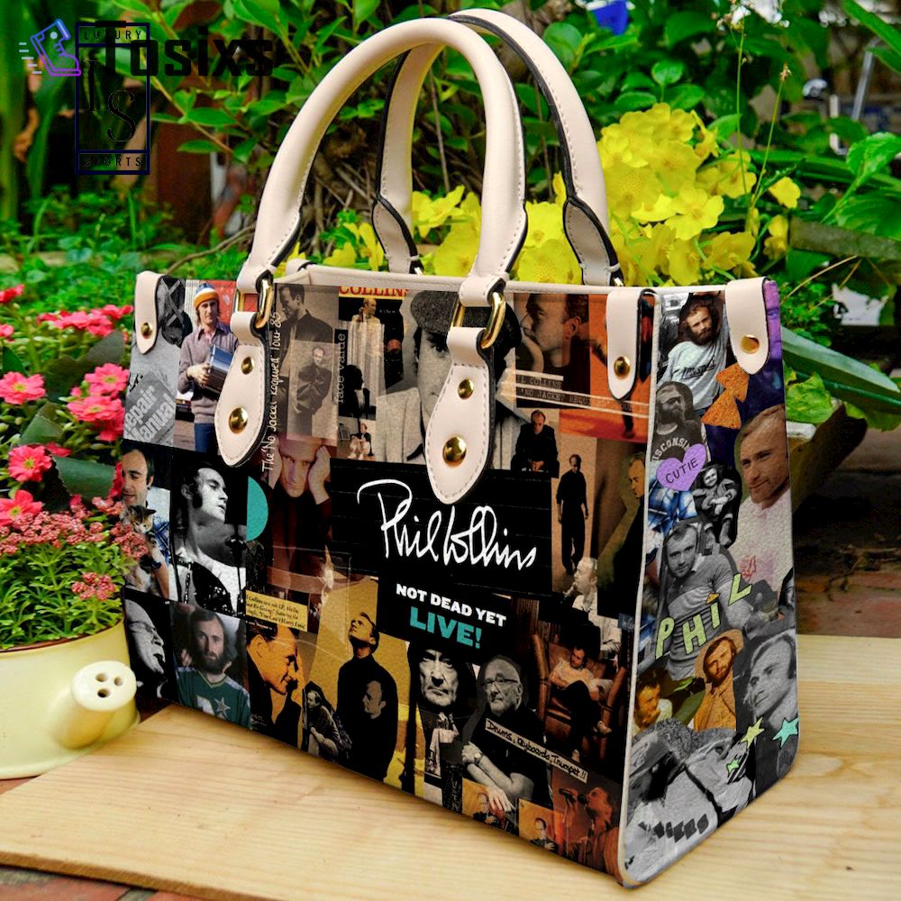 Phil collins leather handbag 353 Women Leather Hand Bag