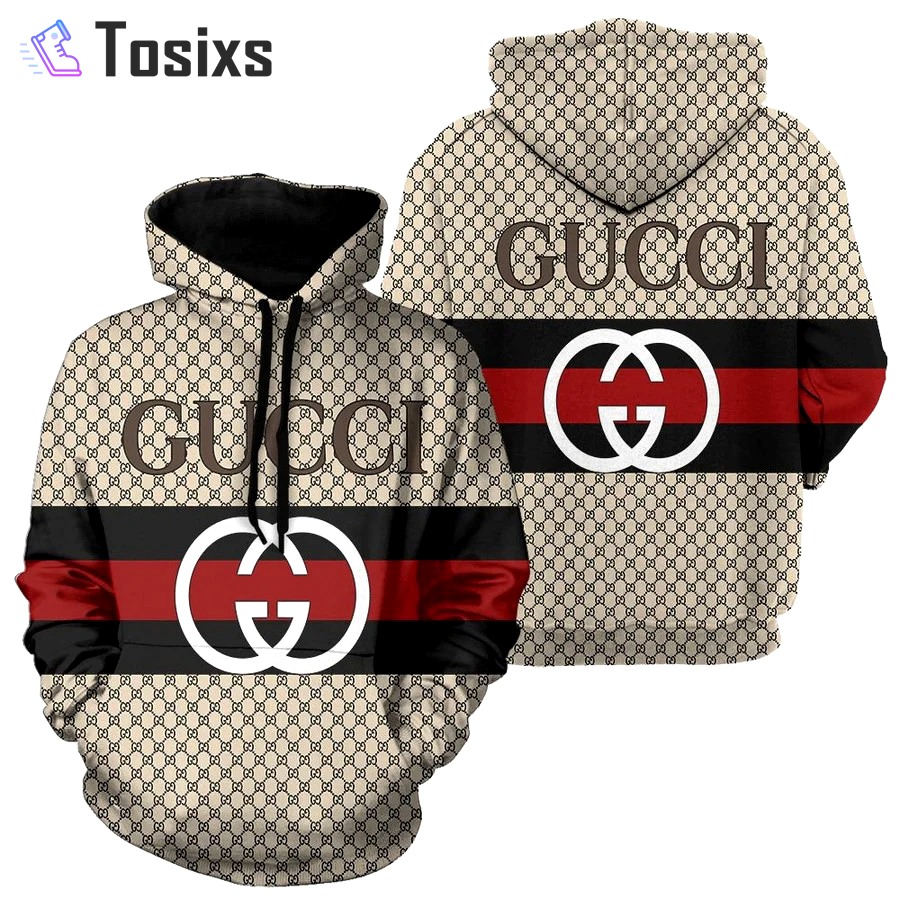 Gucci unisex hoodie foren womenuxury brand clothing clothes outfit 358 Zipper Hoodie 3D