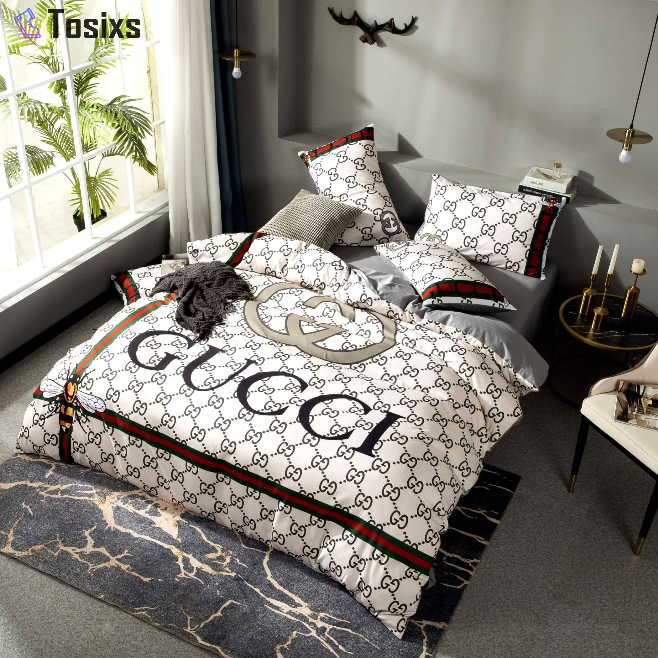 Luxury gc gucci type 187    luxury brand   s Bedding Sets bed linen bedspread bedclothes duvet bedroom idea blankets sheets covers home decor