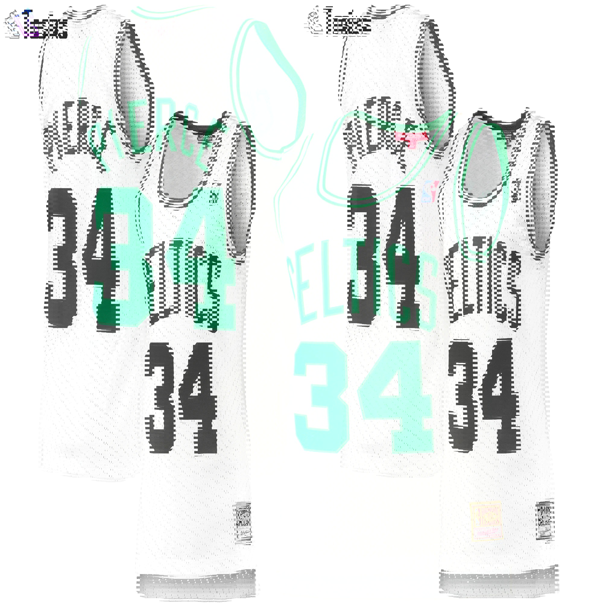 Paul pierce boston celtics mitchell & ness women's 2007-08 hardwood classics swingman jersey white Baseball NBA Jersey Sports Basketball NBA Gift For Fans Replica