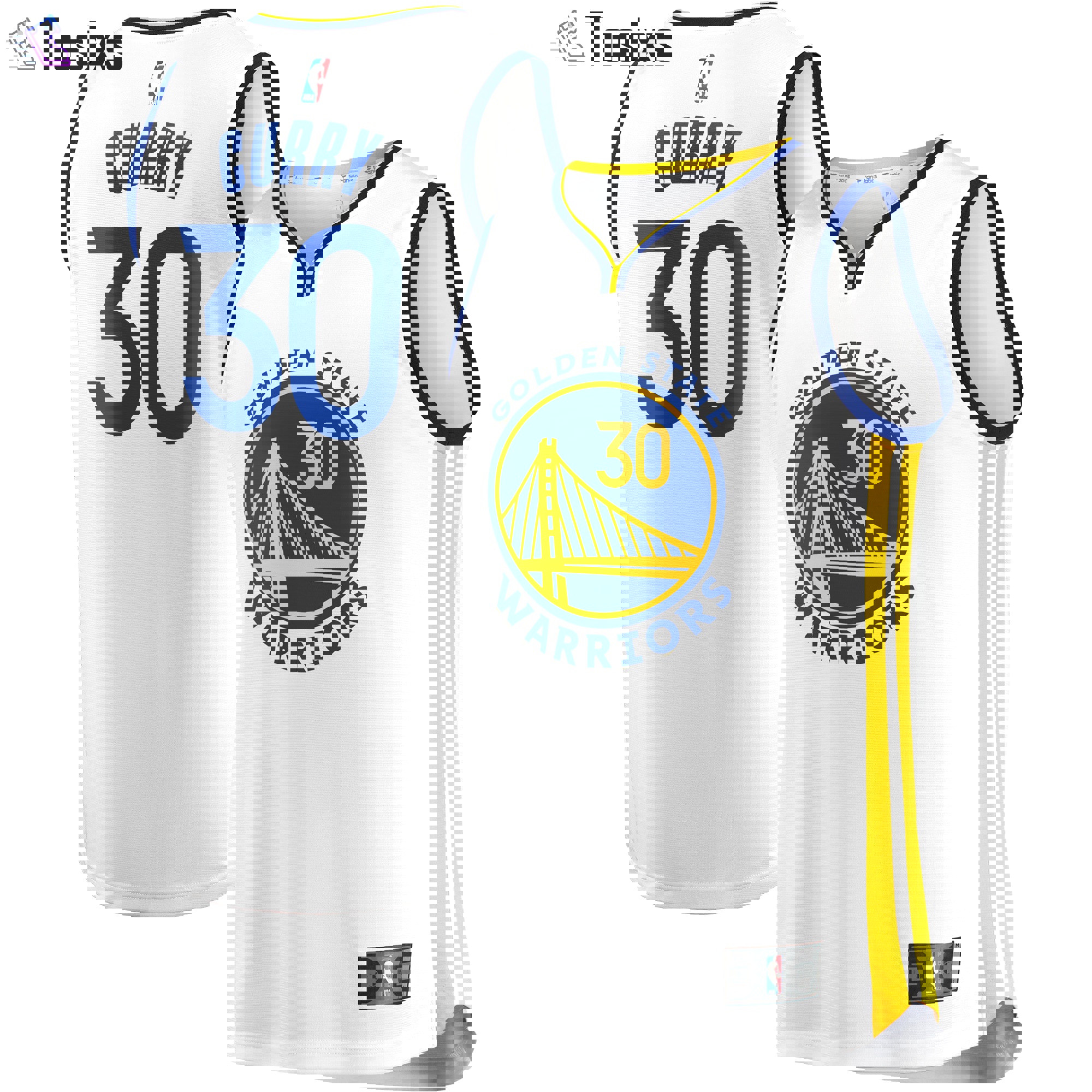 Stephen curry golden state warriors fanatics branded fast break player jersey white association edition Baseball NBA Jersey Gift For Fans Sports Replica Basketball NBA