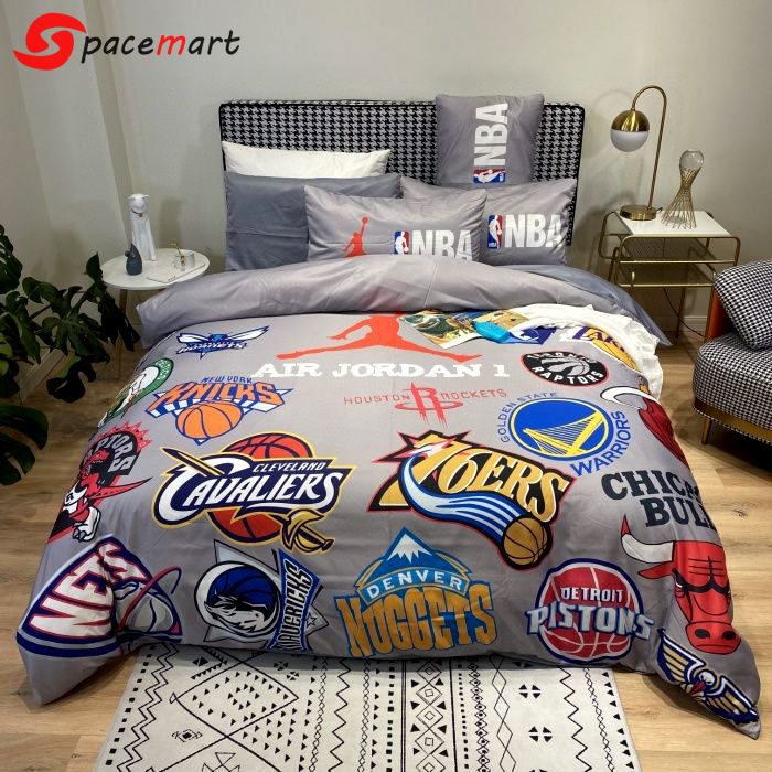 The Ultimate NBA Fan's Bedroom Makeover: Luxurious Air Jordan Type 01 Bedding Sets