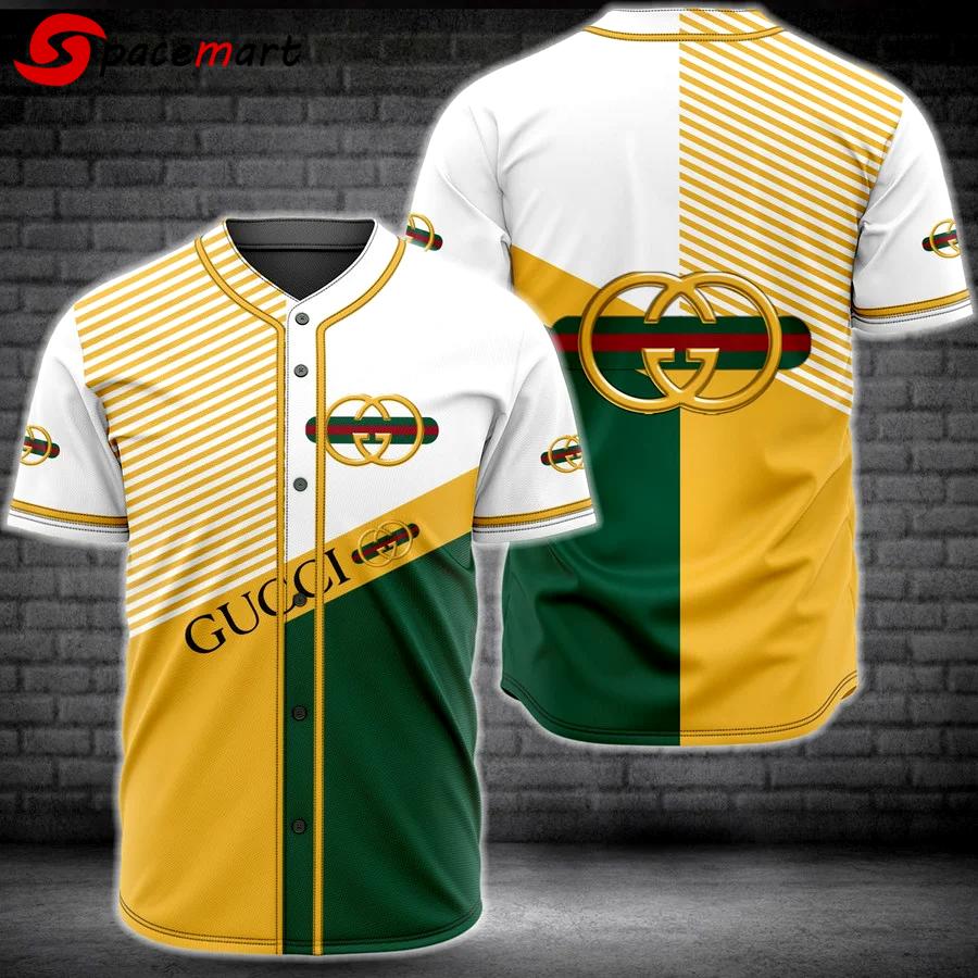 Gucci baseball jersey shirt luxury clothing clothes sport outfit for men women hot 2023 Baseball Jersey Shirt