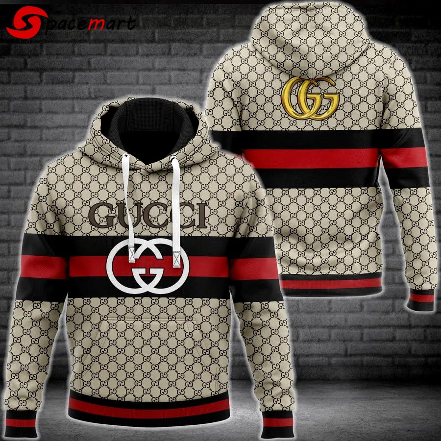 Guccitripe unisex hoodie foren womenuxury brand clothing clothes outfit Zipper Hoodie 3D