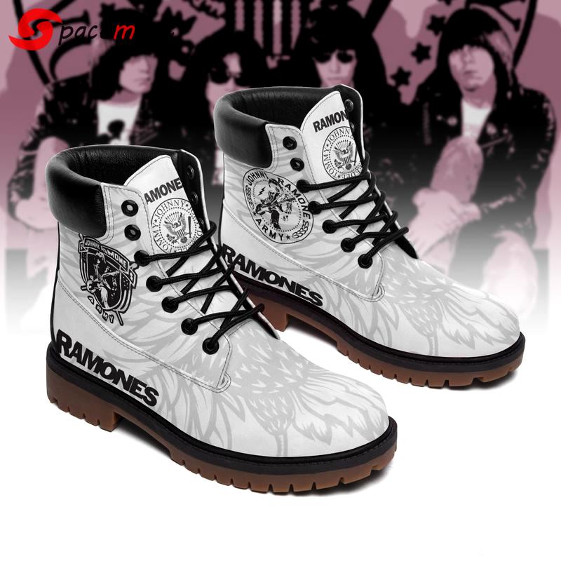 Ramones rock band form timboots hot 2023 best gift for fans Timboots Shoes