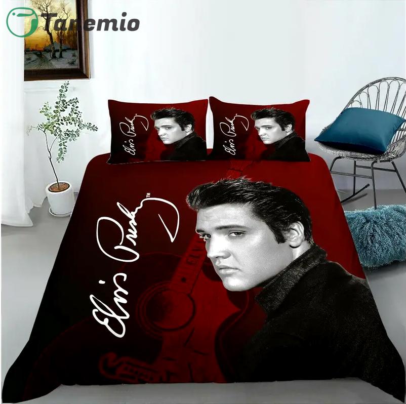 Elvis presley king of rock full    Bedding Sets covers home decor bedspread sheets bedclothes blankets bedroom idea bed linen duvet