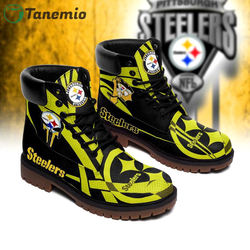 Pittburg steelers football team form timboots hot 2023 best gift for fans Timboots Shoes