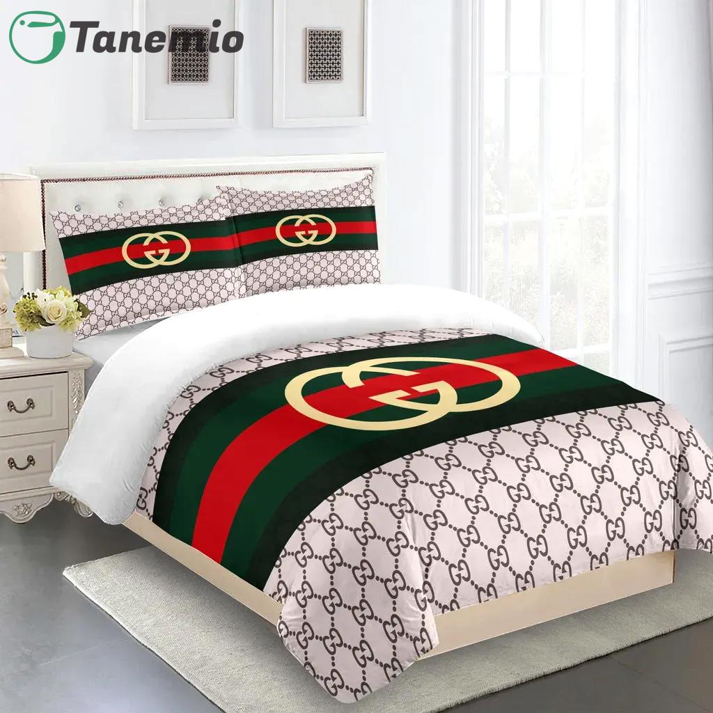 Gucci bedding sets fashion logo type 25 limited luxury bed sets