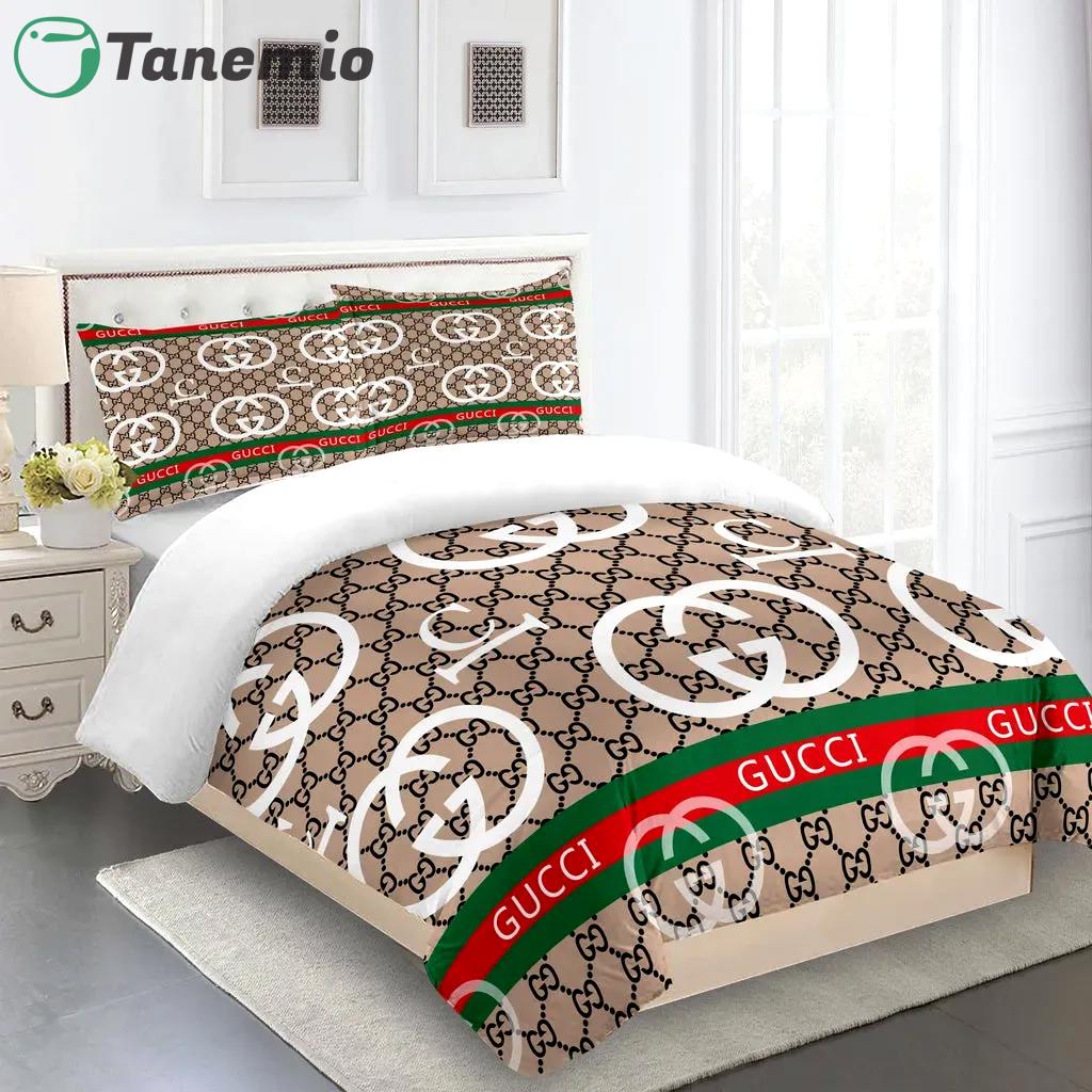 Gucci logo type 895 Bedding Sets duvet premium fashion brand covers